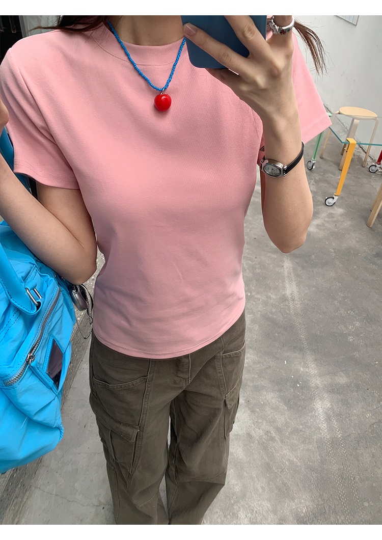 ラウンドネック半袖Tシャツ | 詳細画像16