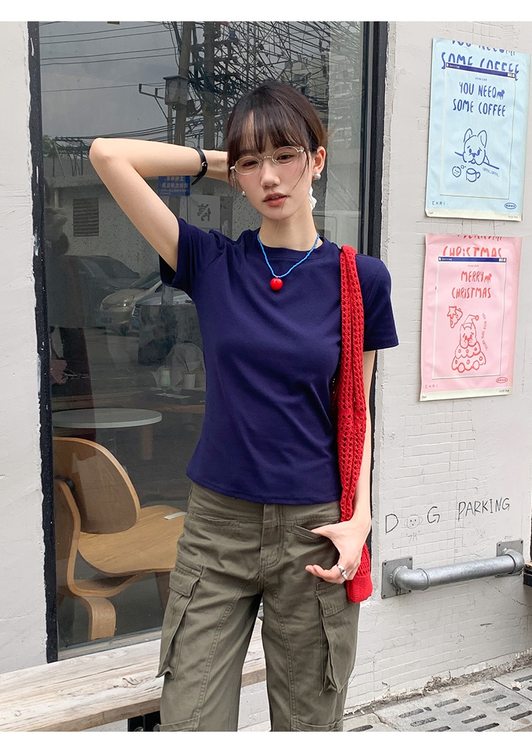 ラウンドネック半袖Tシャツ | 詳細画像17