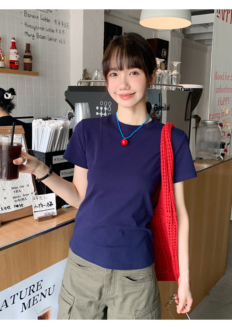 ラウンドネック半袖Tシャツ | 詳細画像18