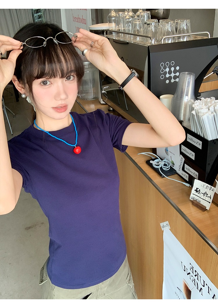 ラウンドネック半袖Tシャツ | 詳細画像19