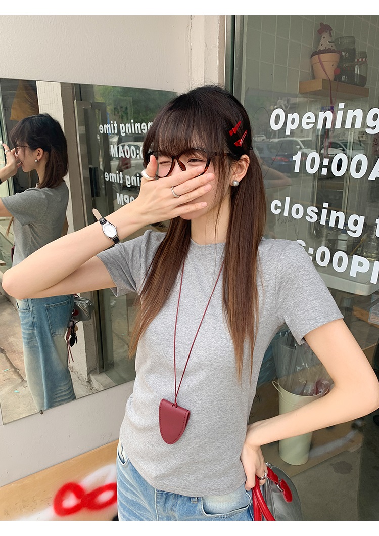 ラウンドネック半袖Tシャツ | 詳細画像21