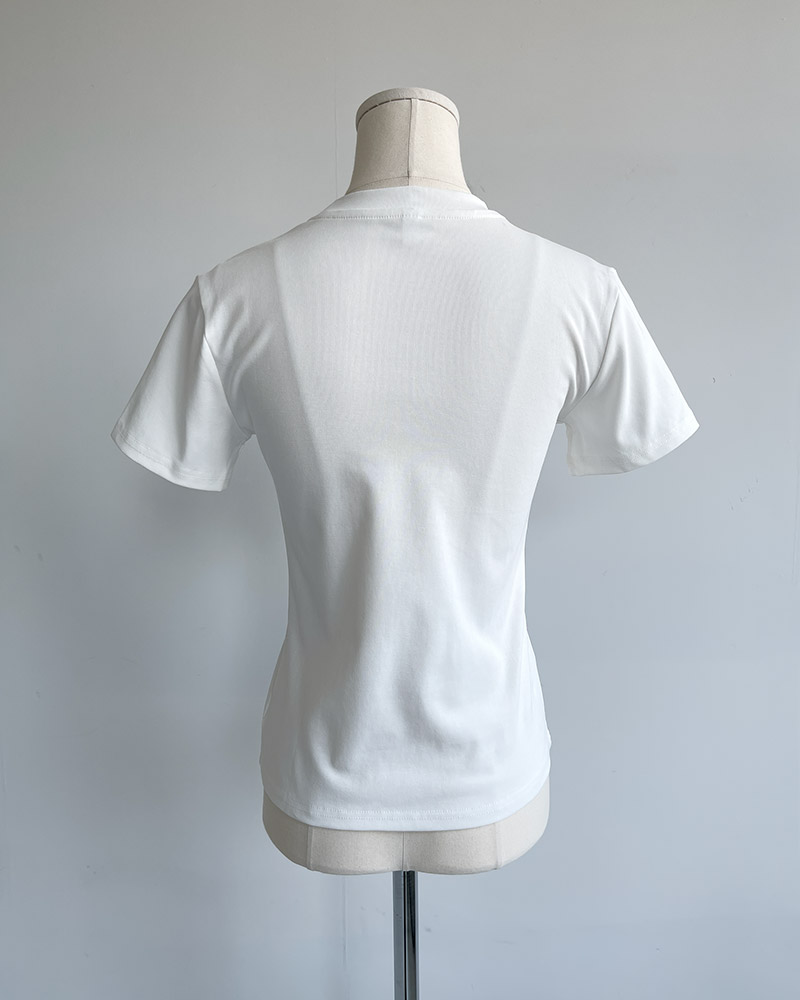 ラウンドネック半袖Tシャツ | 詳細画像26
