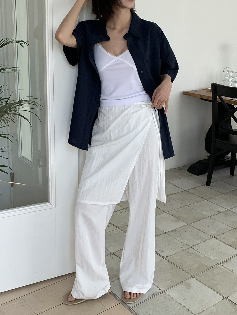 リボンラップスカートレイヤードパンツ | 詳細画像2