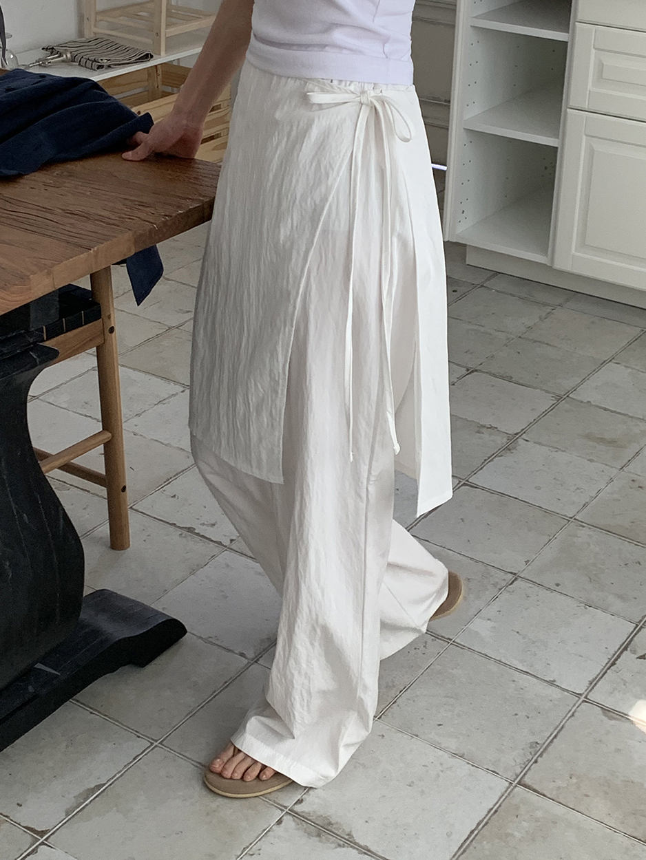 リボンラップスカートレイヤードパンツ | 詳細画像3