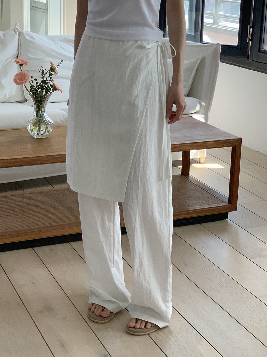 リボンラップスカートレイヤードパンツ | 詳細画像5