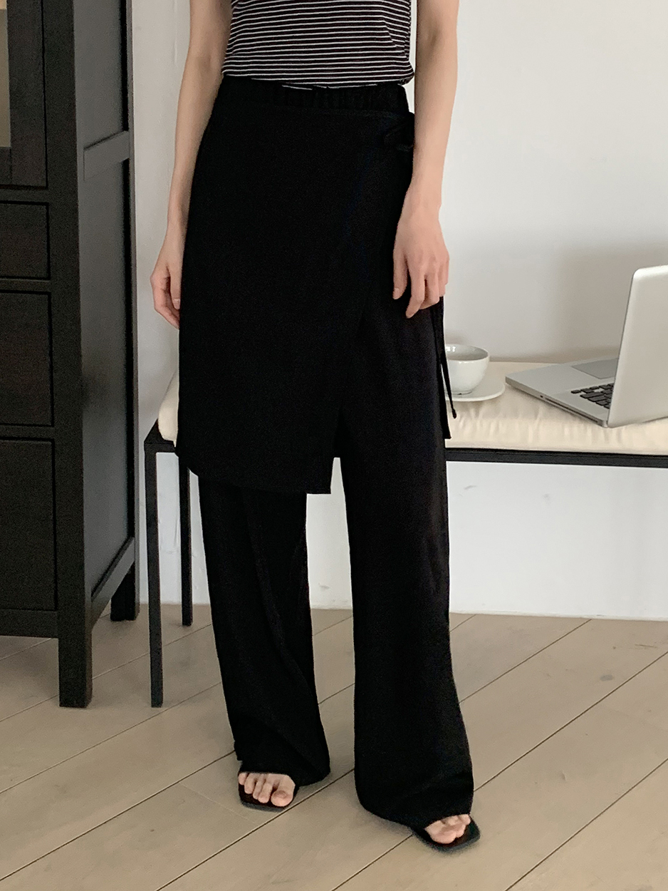 リボンラップスカートレイヤードパンツ | 詳細画像6