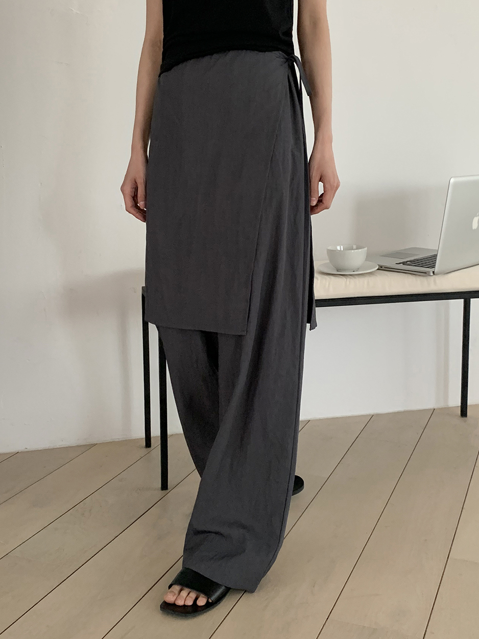 リボンラップスカートレイヤードパンツ | 詳細画像9