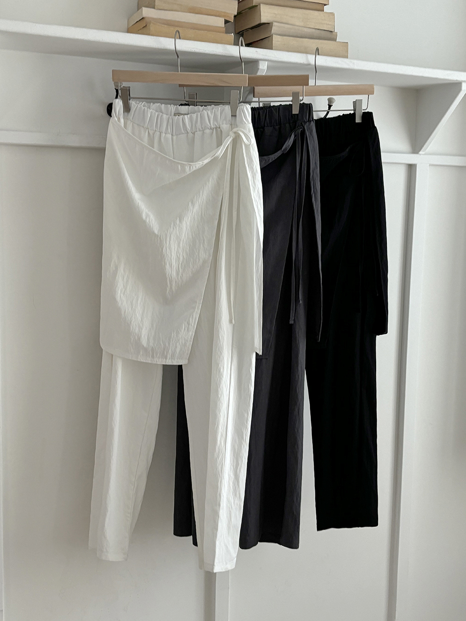 リボンラップスカートレイヤードパンツ | 詳細画像12