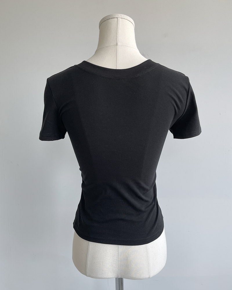 2WAYツイストスリットネック半袖Tシャツ | 詳細画像22
