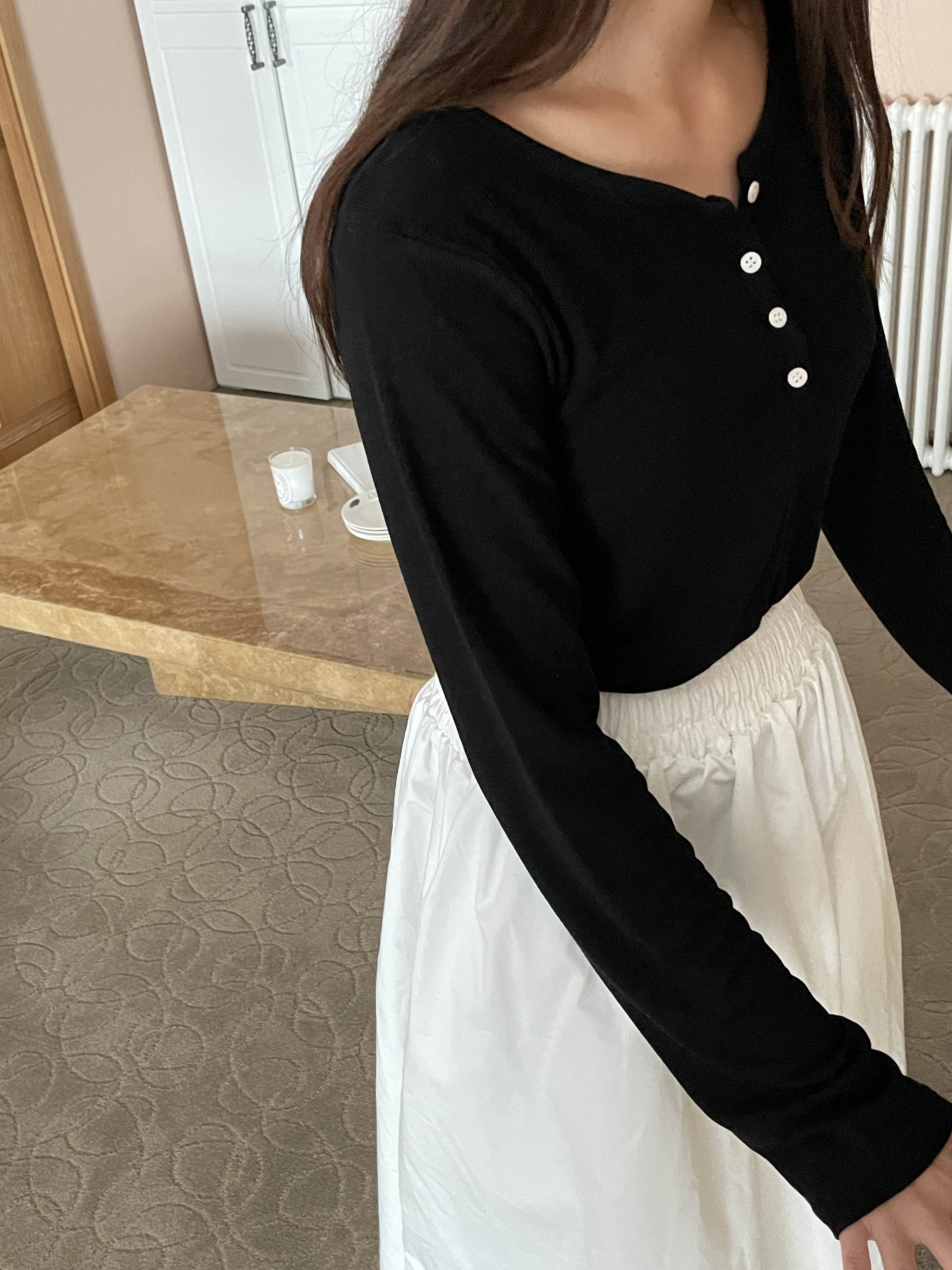 ヘンリーネックリブTシャツ | 詳細画像32