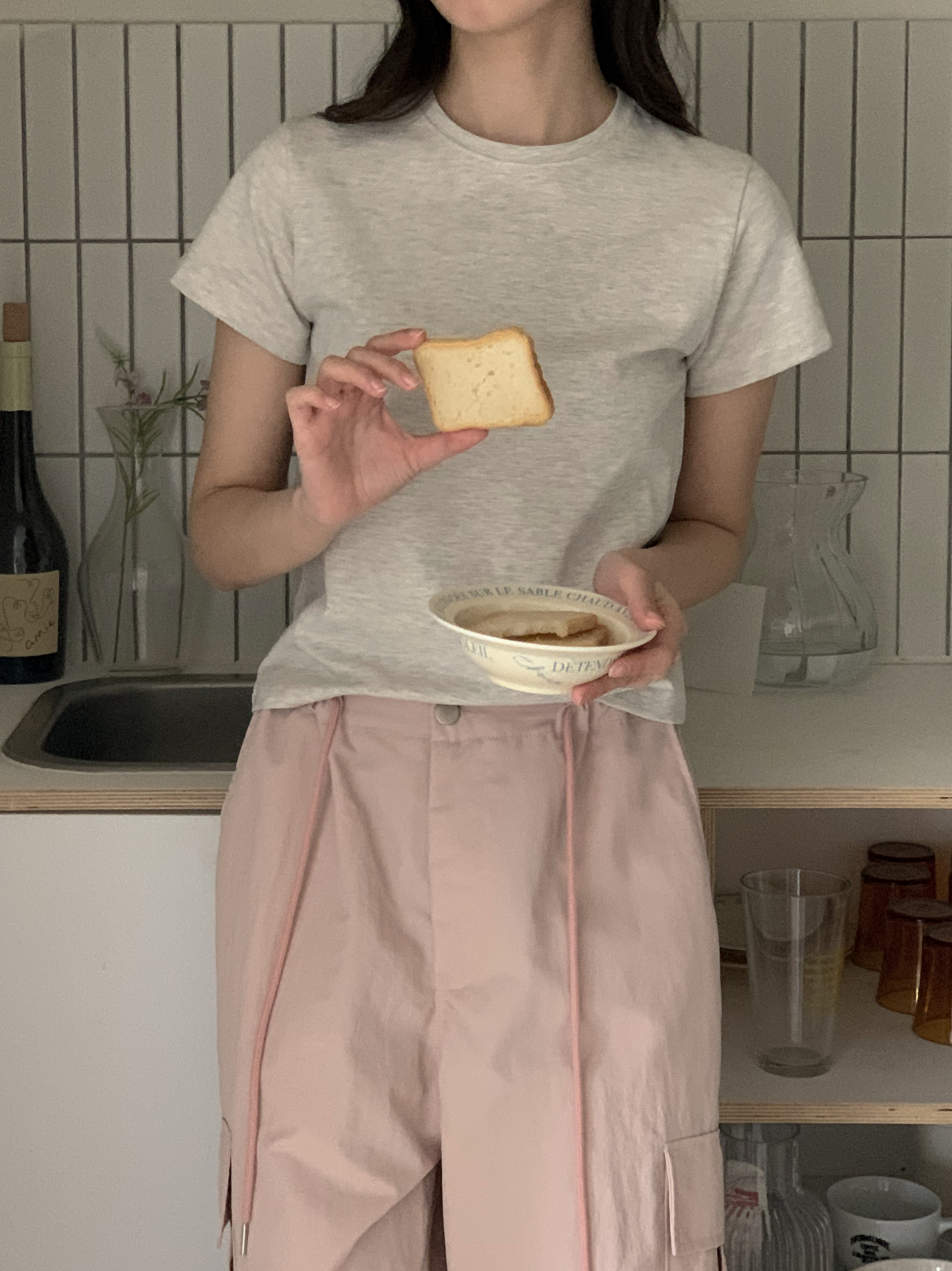 ラウンドネック半袖Tシャツ | 詳細画像9