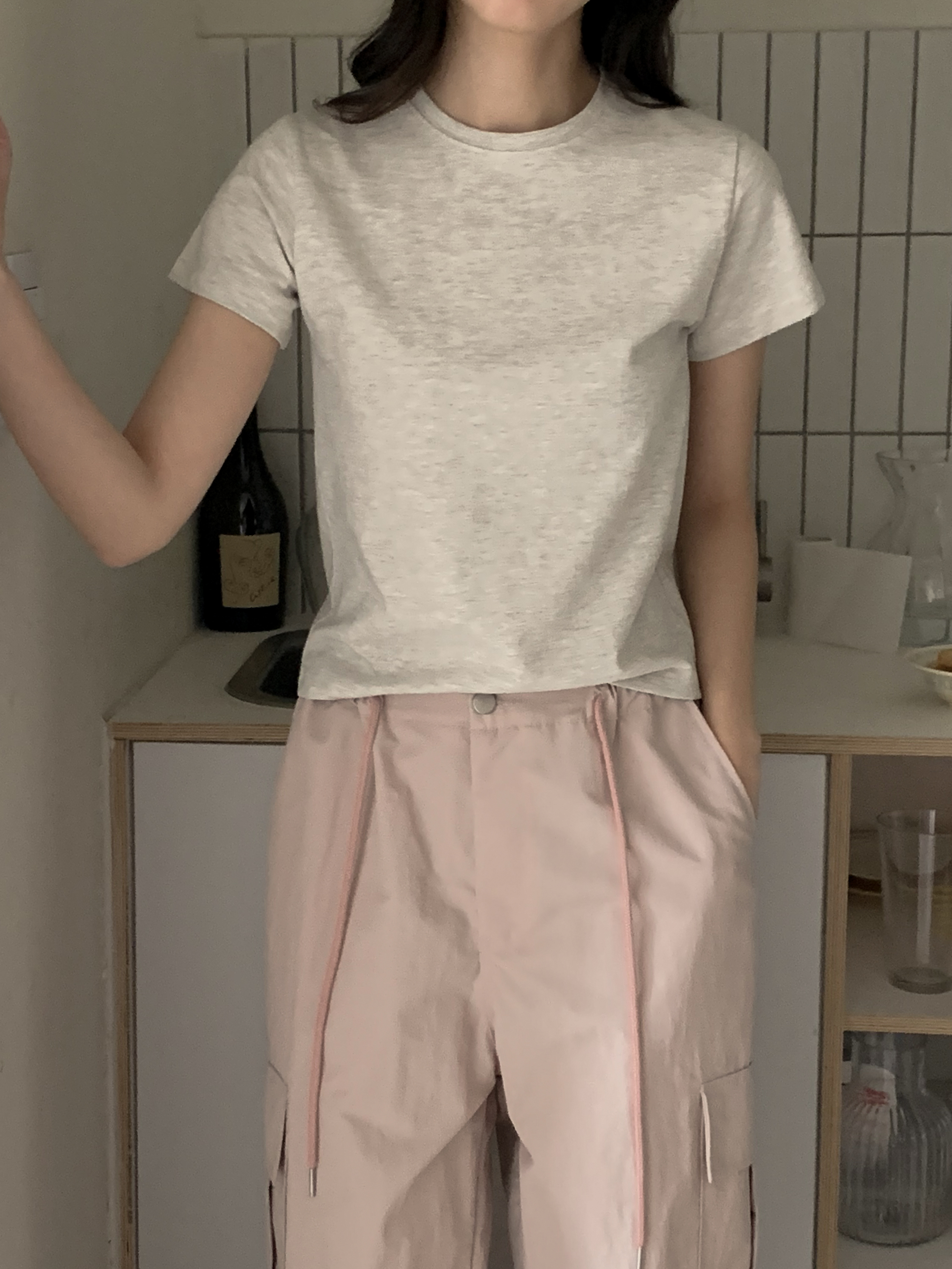 ラウンドネック半袖Tシャツ | 詳細画像10