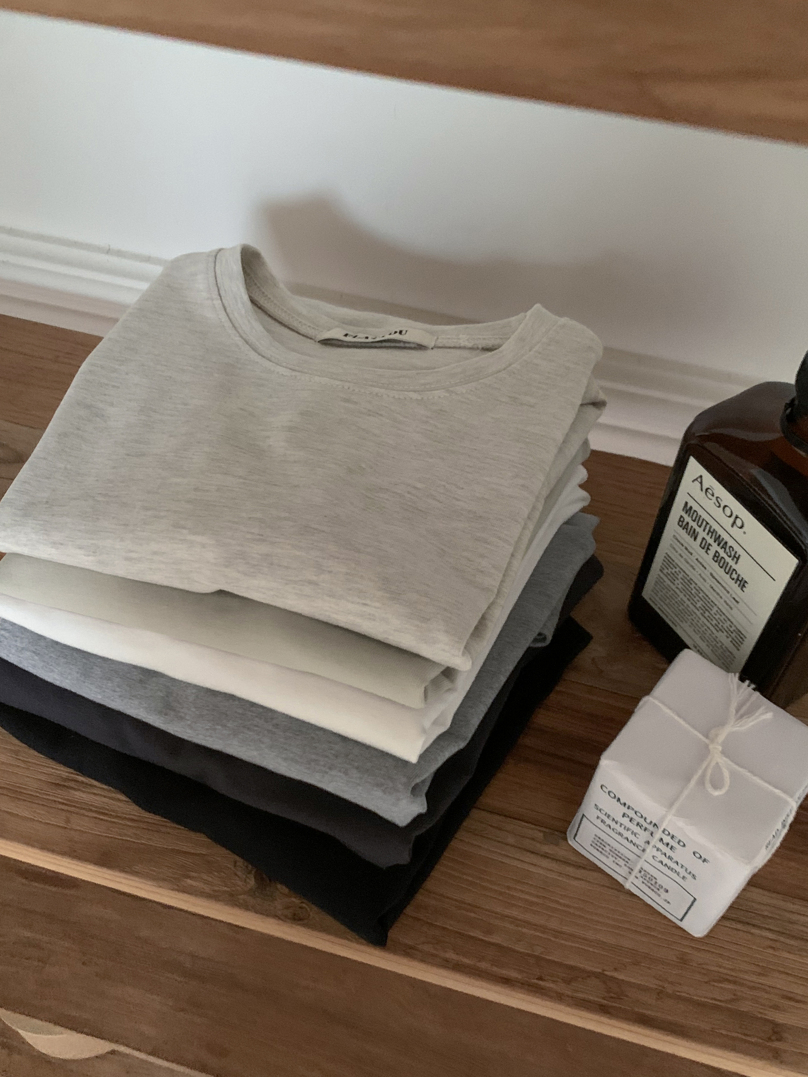 ラウンドネック半袖Tシャツ | 詳細画像14