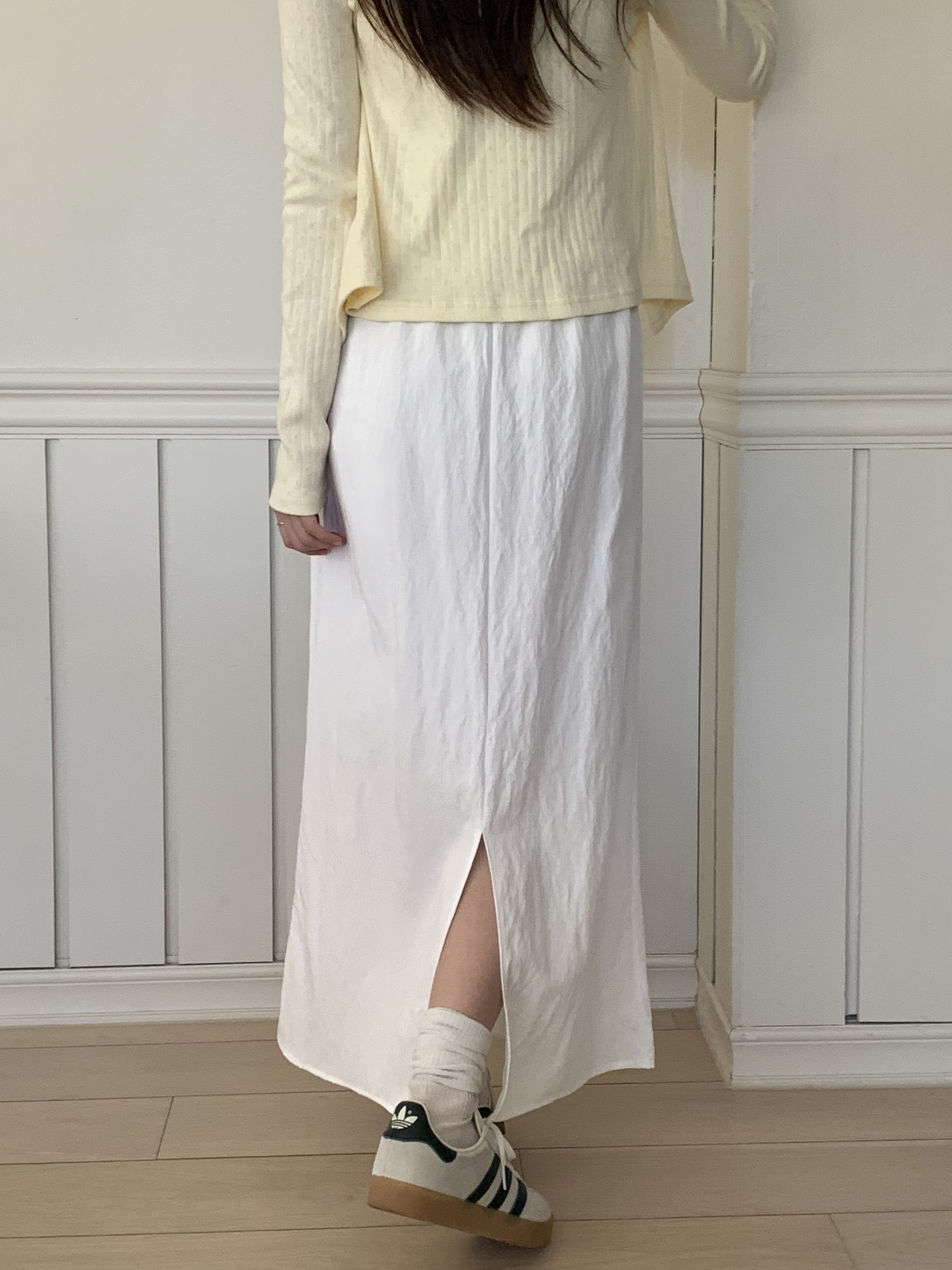 ドロストスリットロングスカート | 詳細画像6