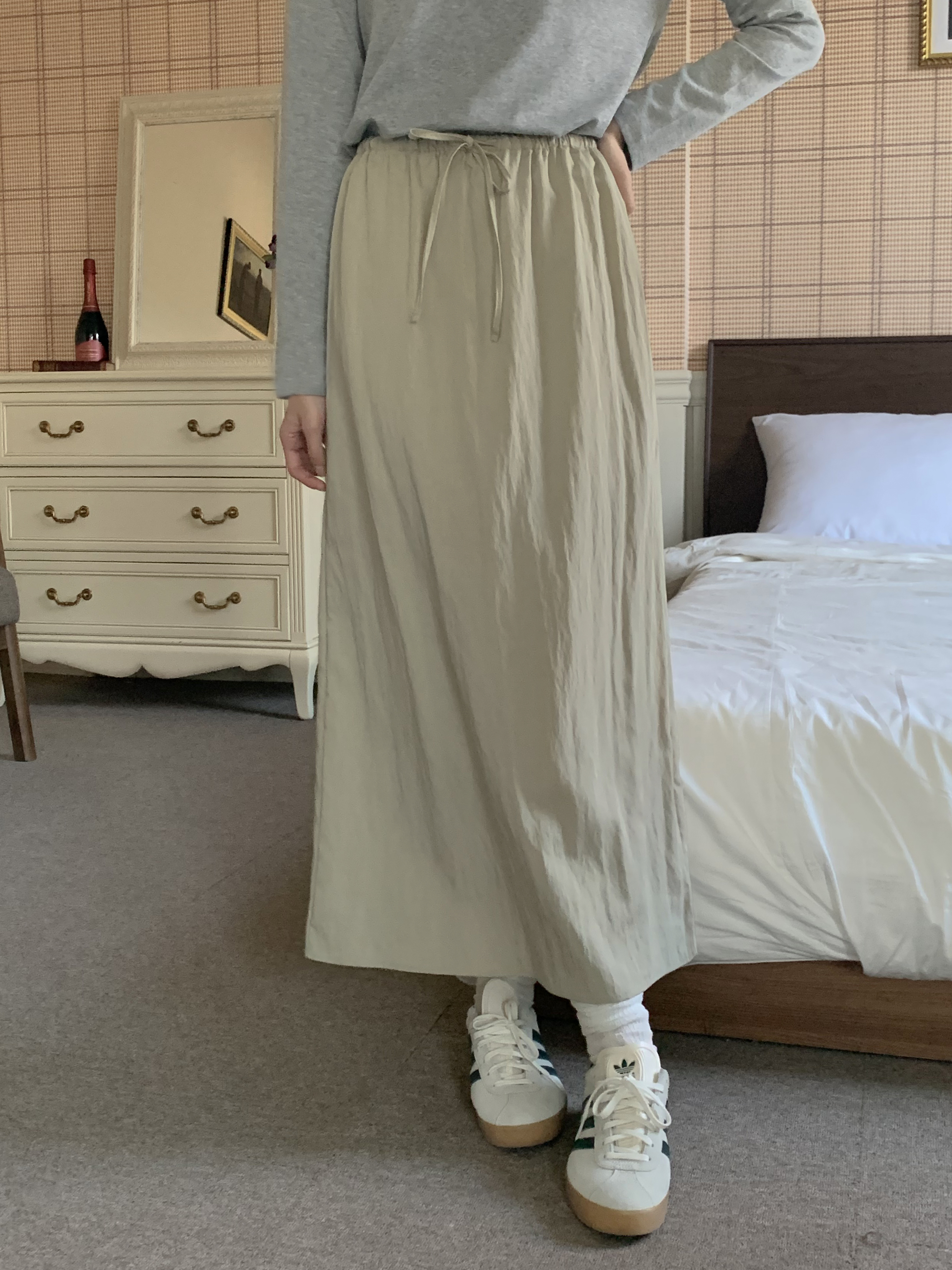 ドロストスリットロングスカート | 詳細画像9