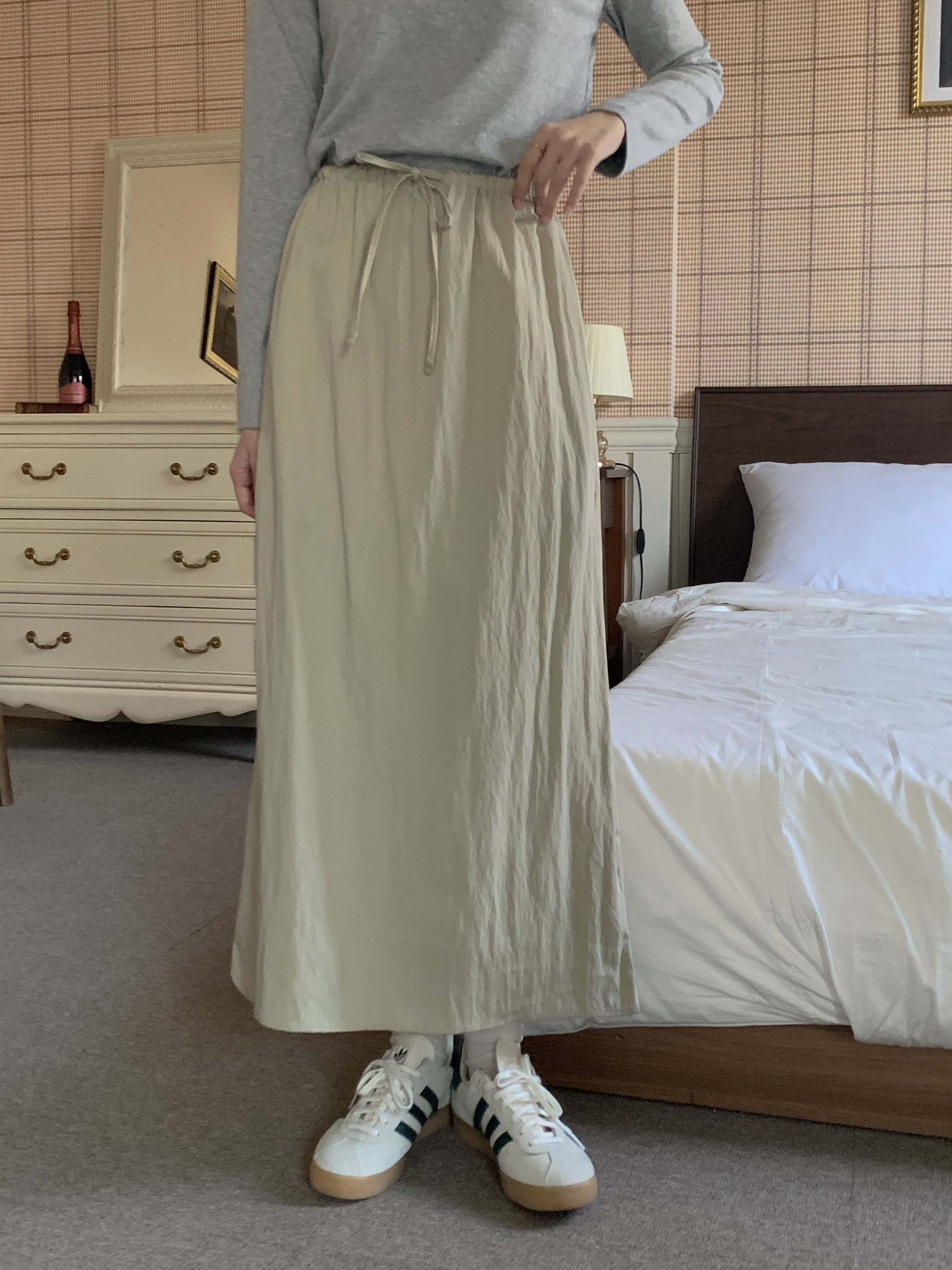 ドロストスリットロングスカート | 詳細画像10