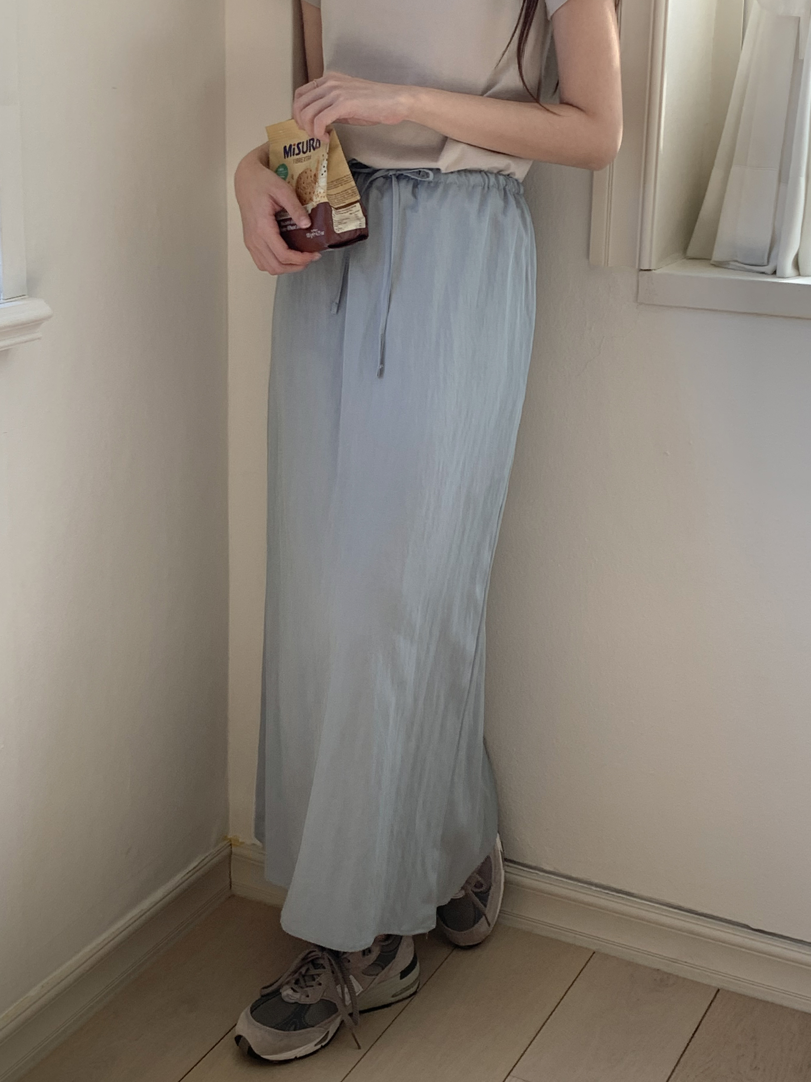 ドロストスリットロングスカート | 詳細画像14