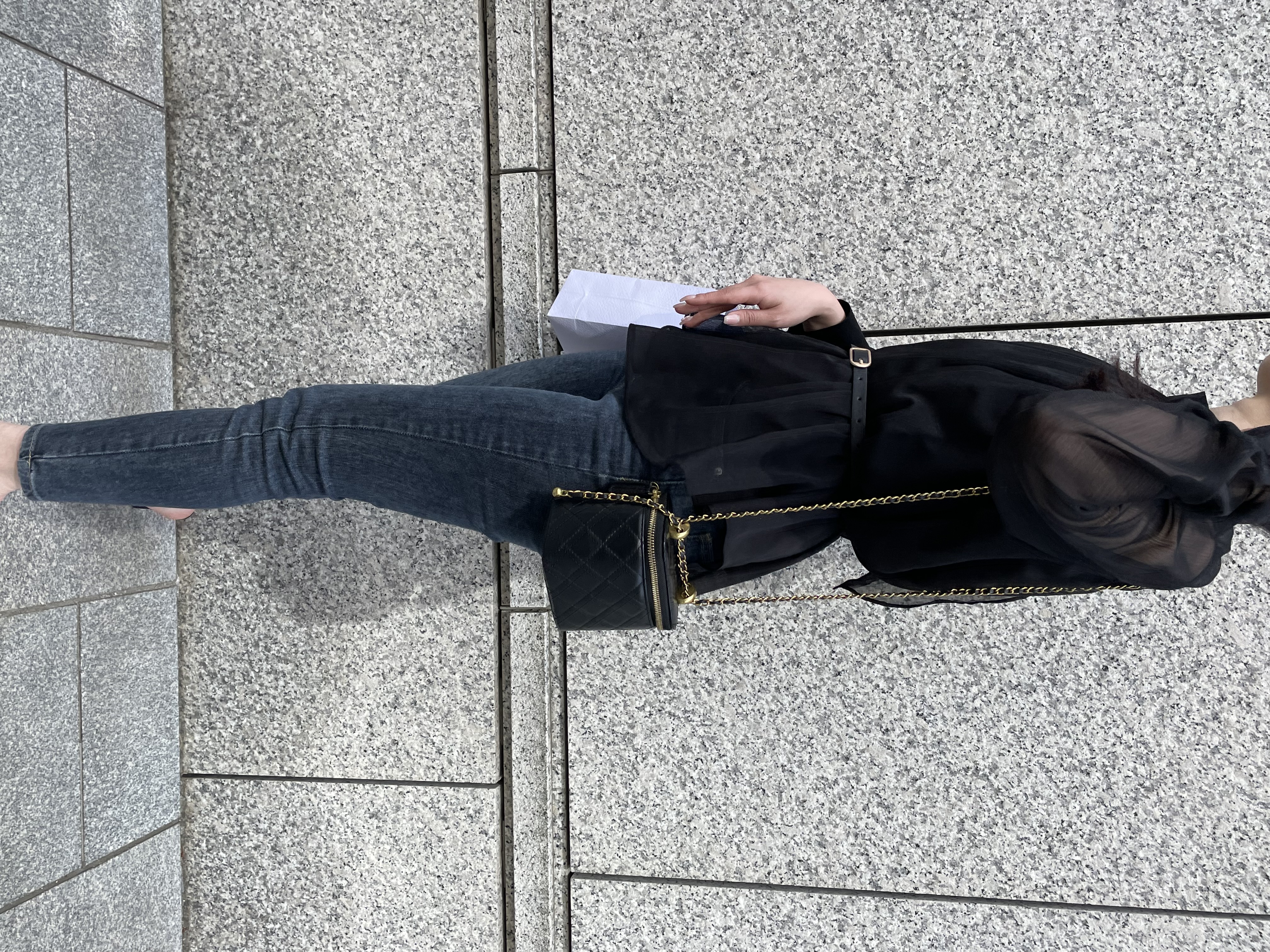 ベルト付スカーフネックシフォンブラウス | 詳細画像13