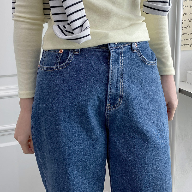 シークレットゴムテーパードデニムパンツ | 詳細画像13