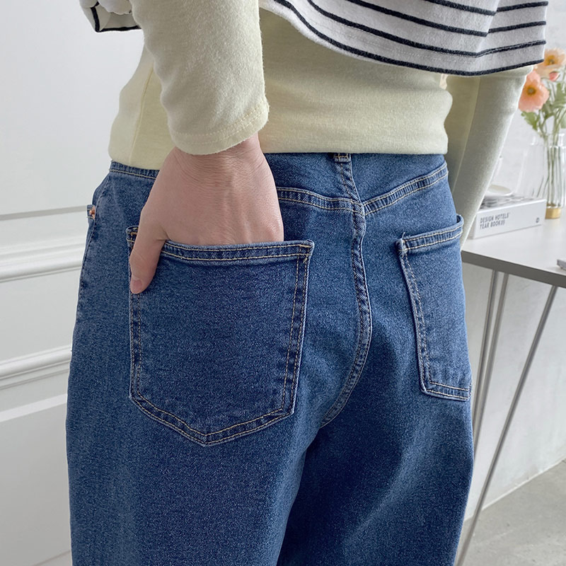 シークレットゴムテーパードデニムパンツ | 詳細画像17