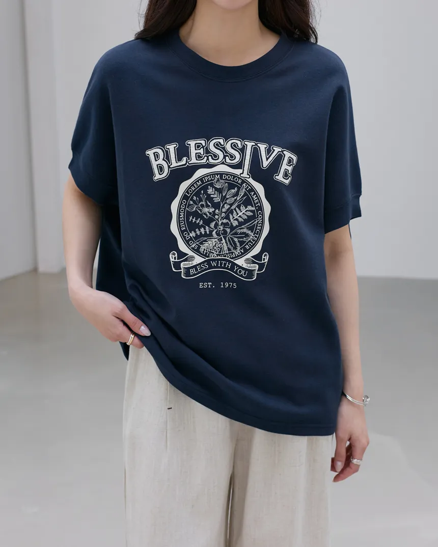 フラワー刺繍ドルマンスリーブTシャツ | MONO AT.D | 詳細画像1