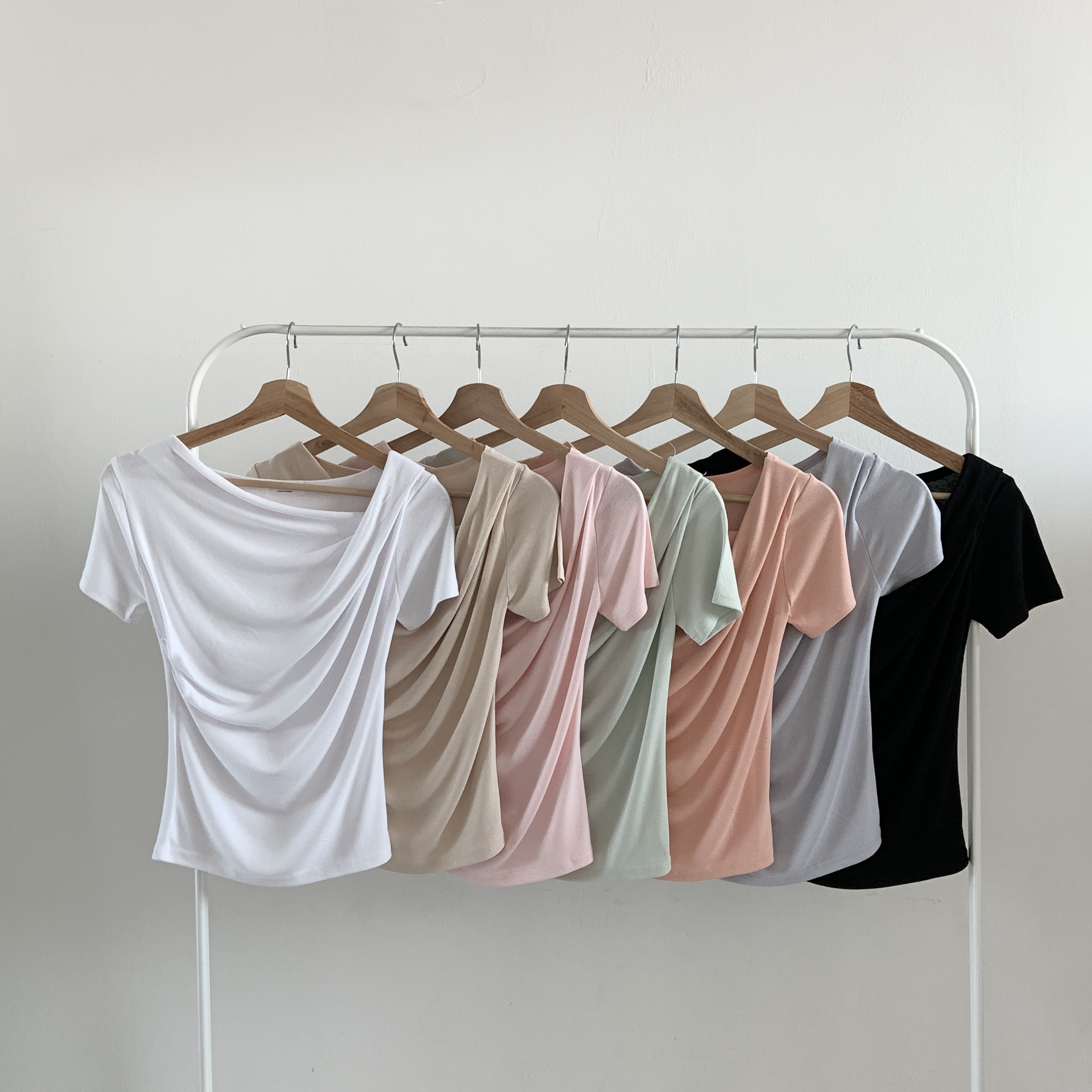 2WAYアンバランスドレープネックTシャツ | 詳細画像16