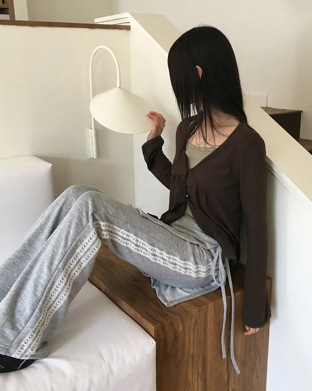 レイヤードスカート付ハートレースラインパンツ | WONDERWONDER | 詳細画像1