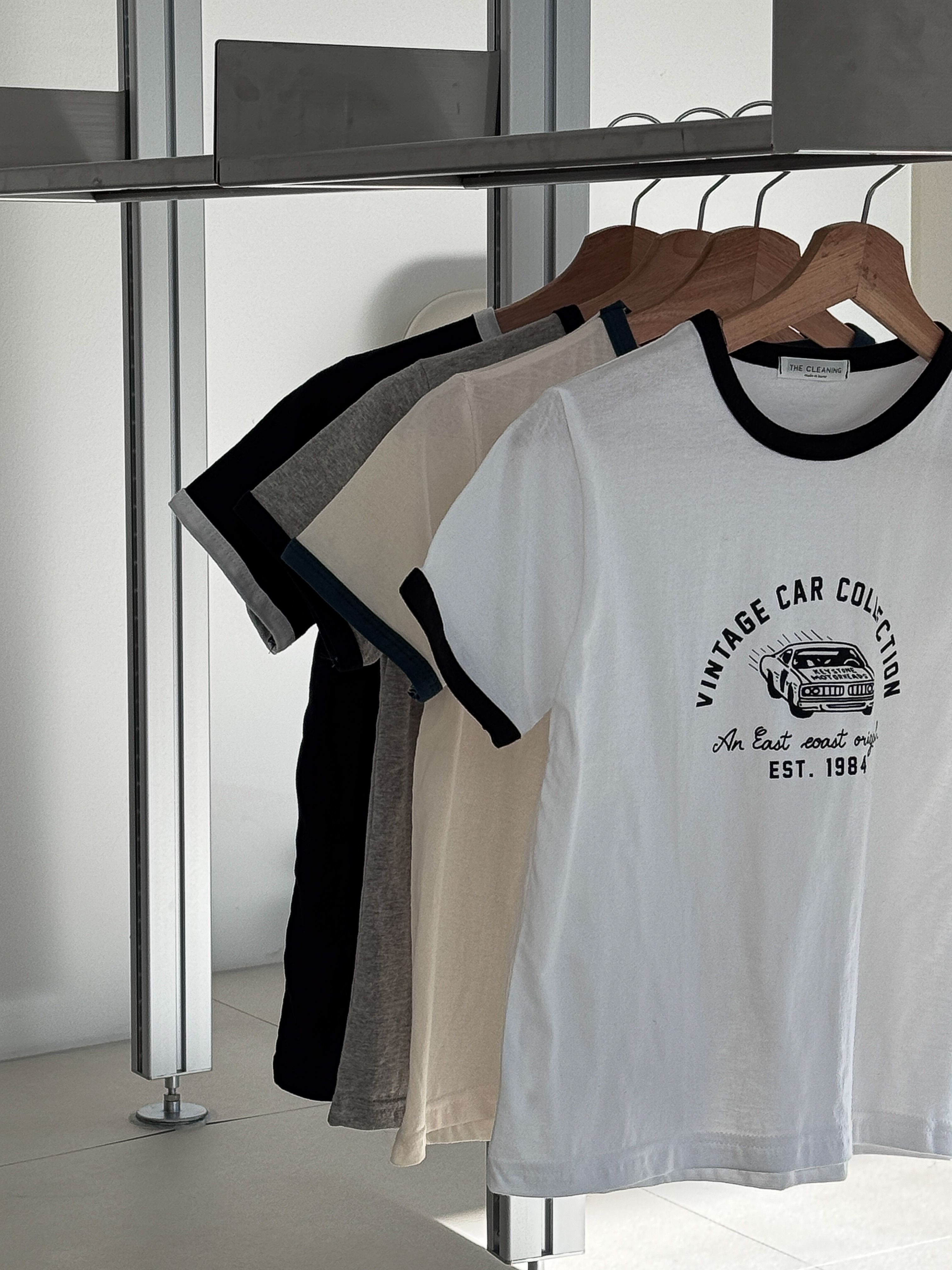 カープリント配色半袖Tシャツ | 詳細画像3