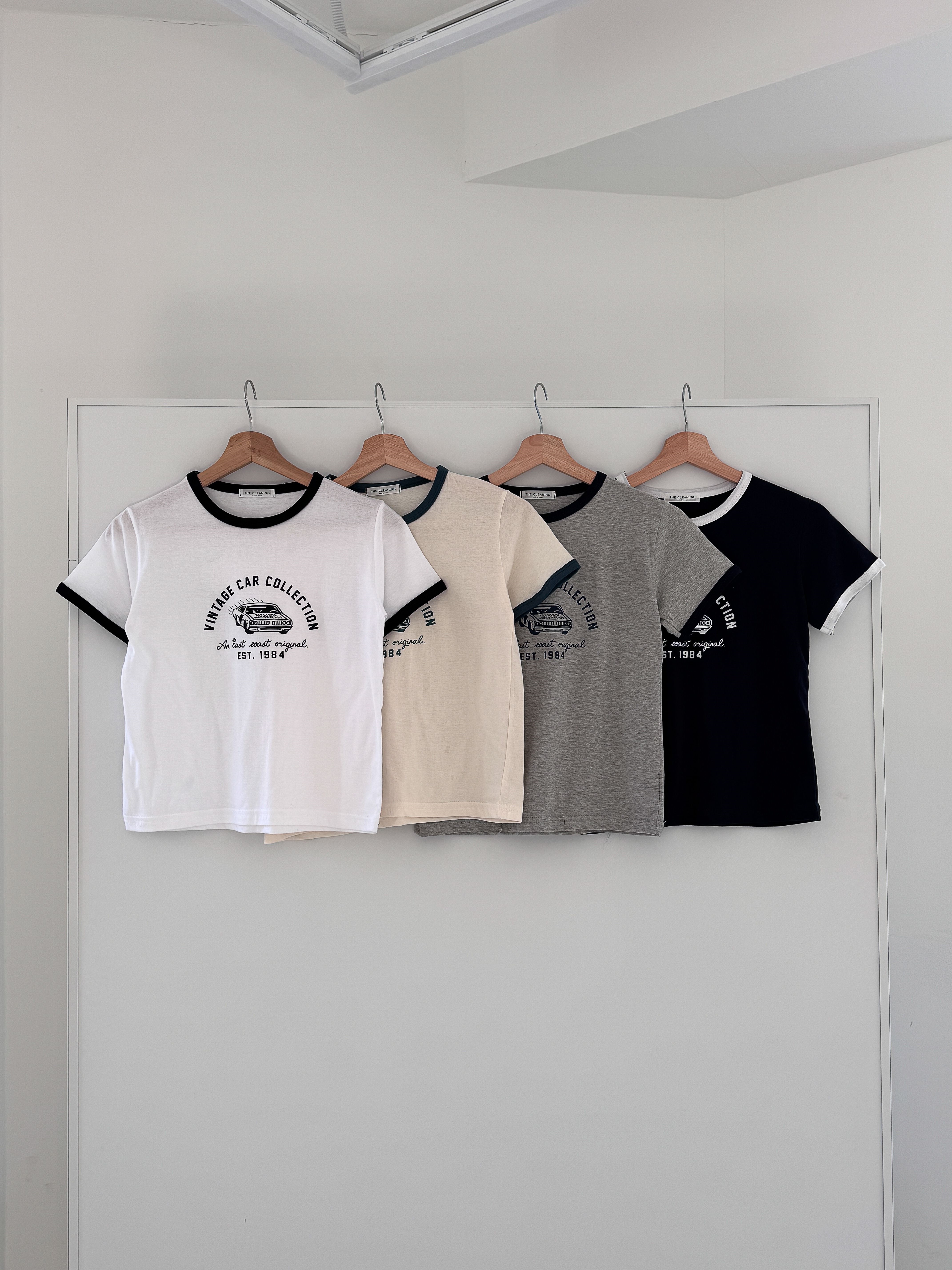 カープリント配色半袖Tシャツ | 詳細画像10