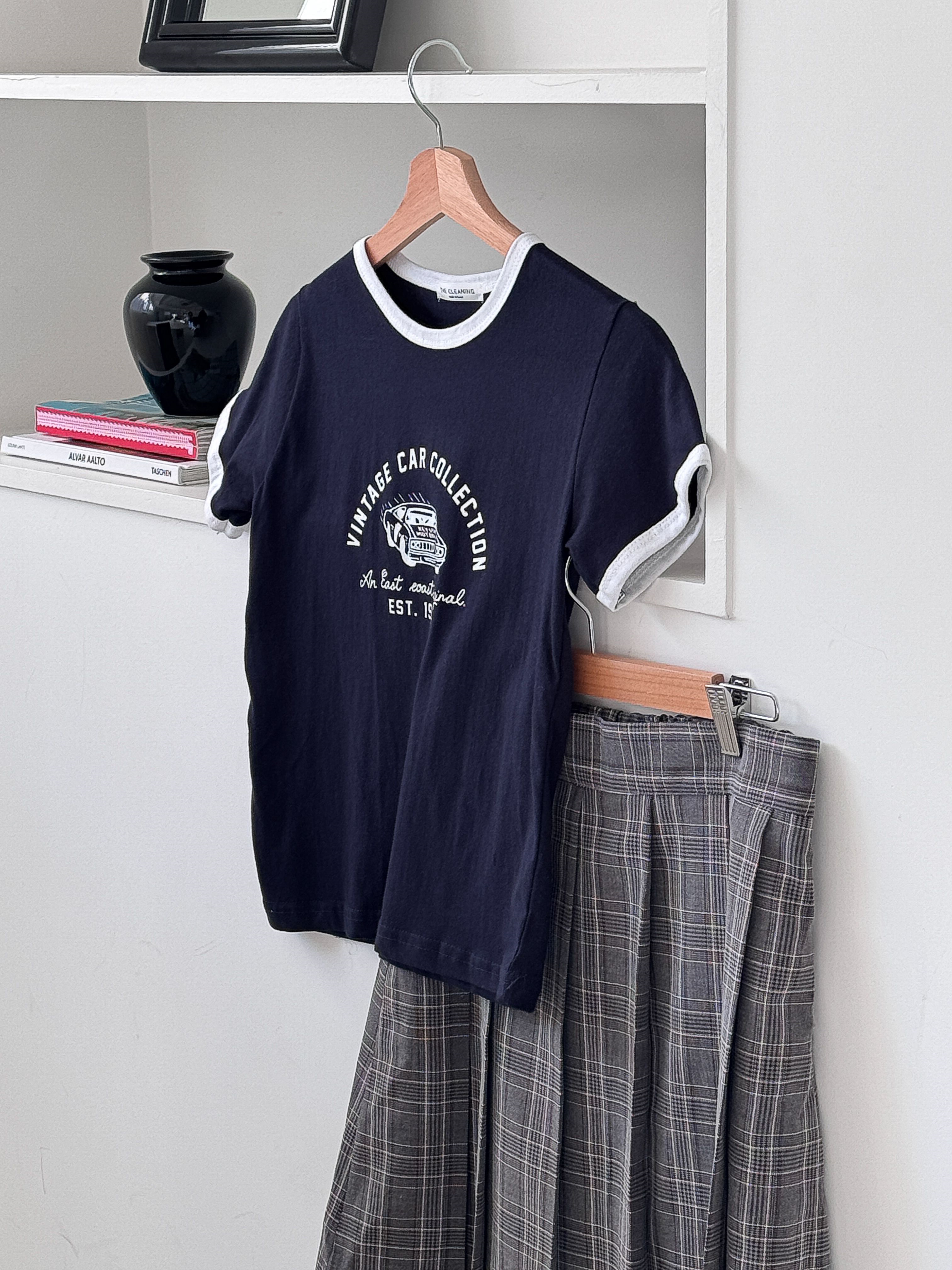 カープリント配色半袖Tシャツ | 詳細画像24