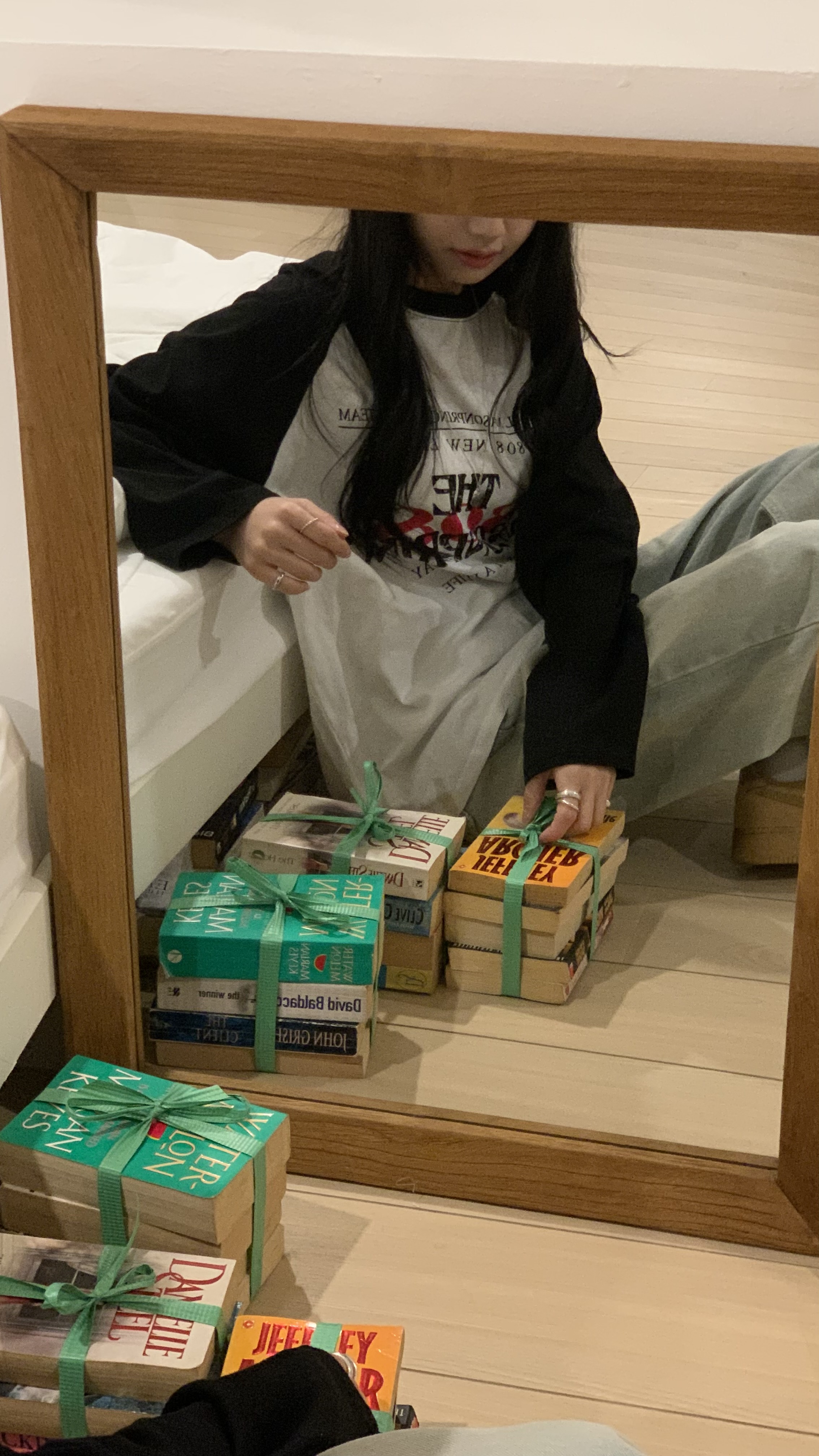 808レタリングラグラン配色Tシャツ | 詳細画像20