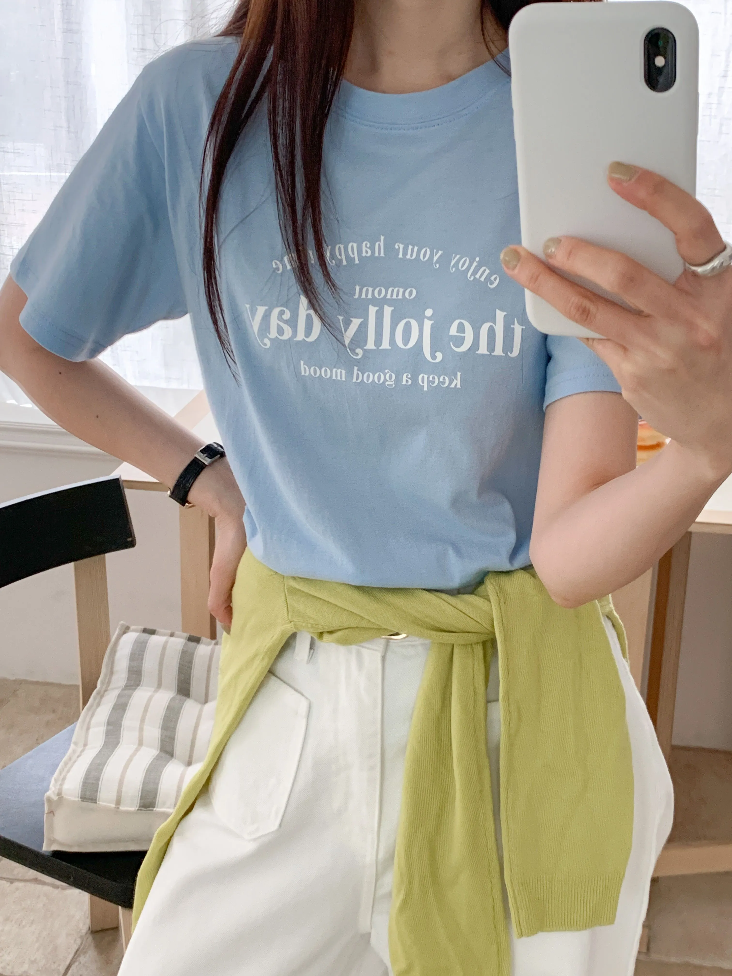 jollyレタリング半袖Tシャツ | 詳細画像1