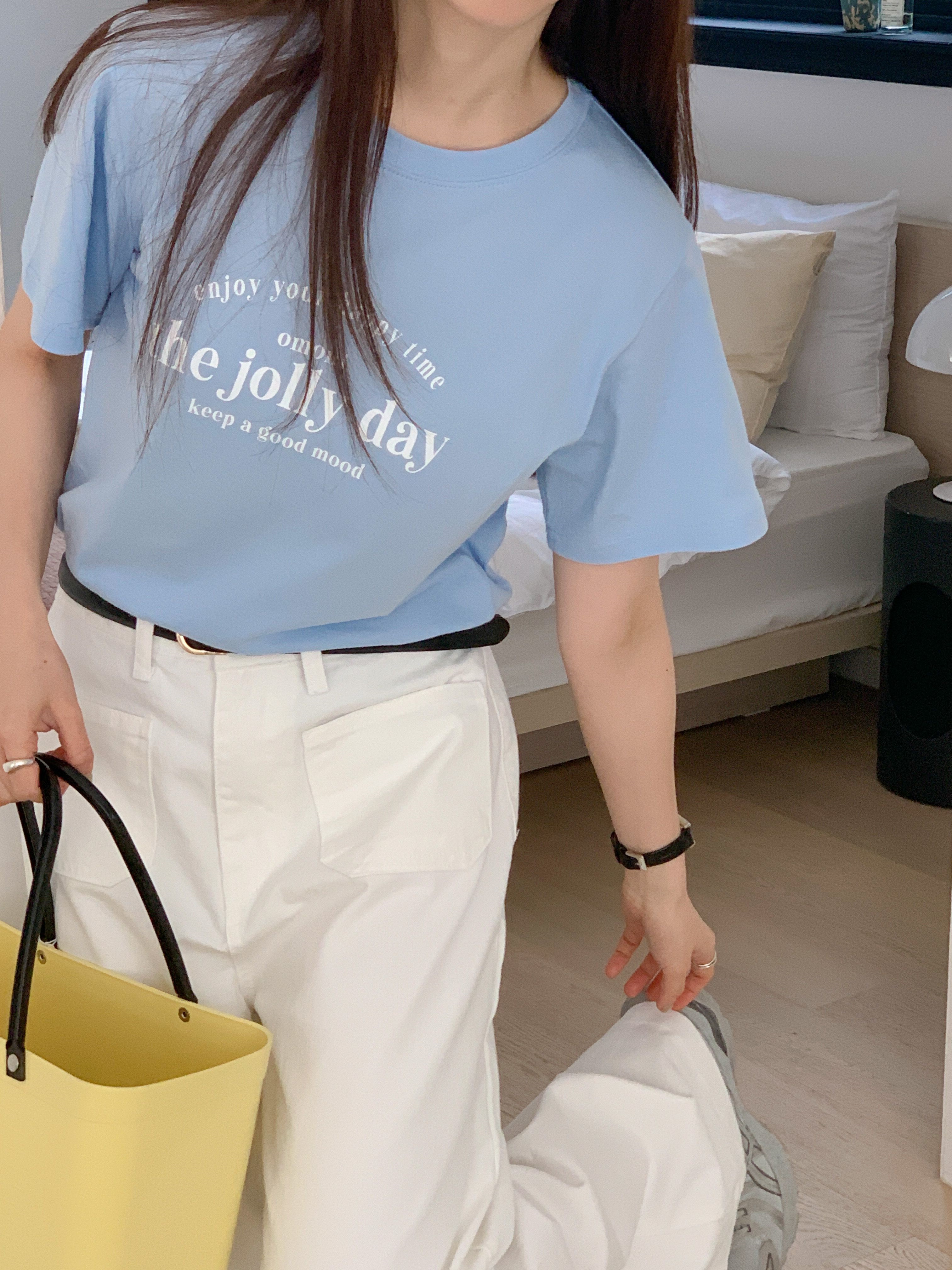jollyレタリング半袖Tシャツ | 詳細画像2