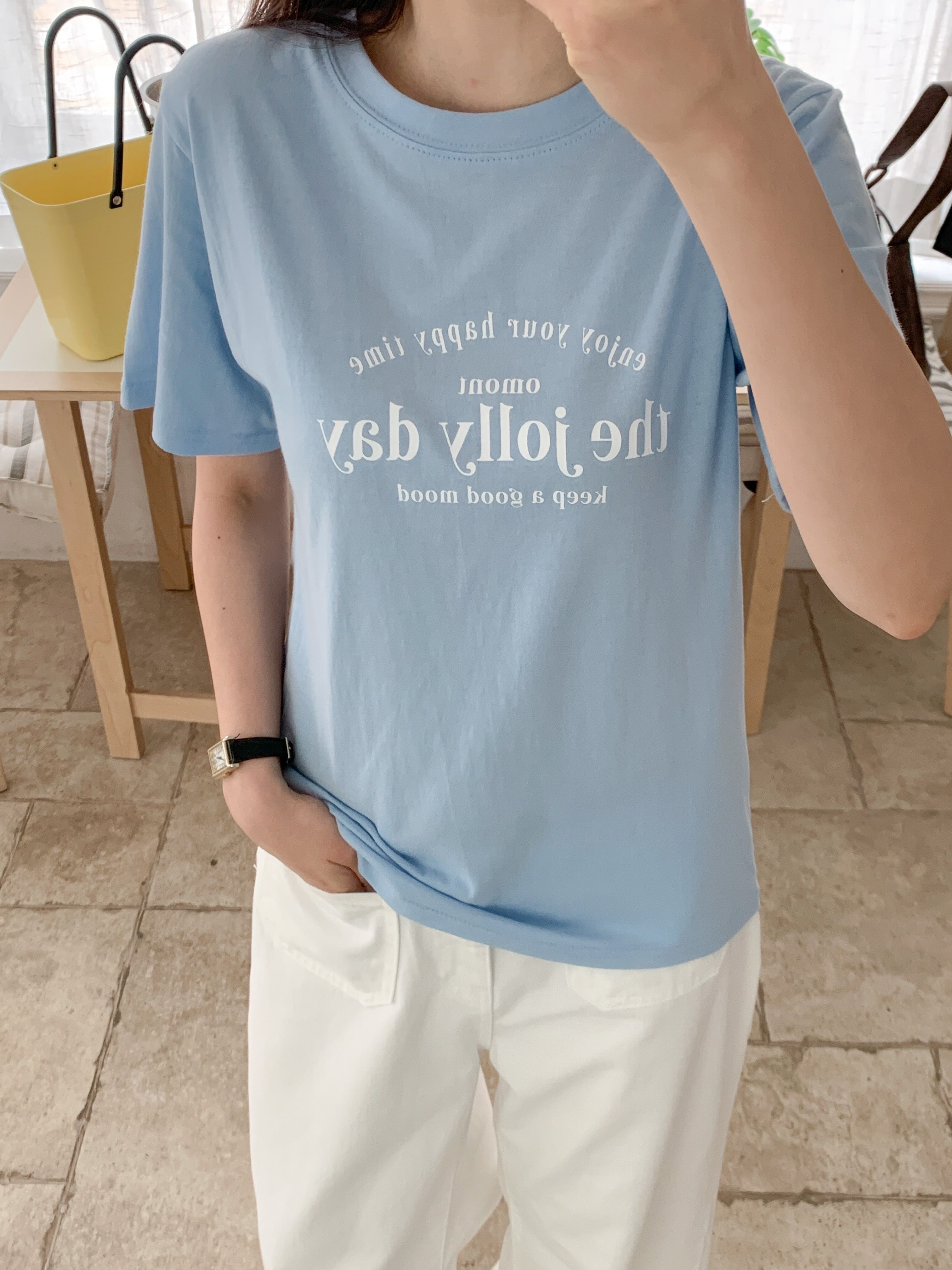 jollyレタリング半袖Tシャツ | 詳細画像4