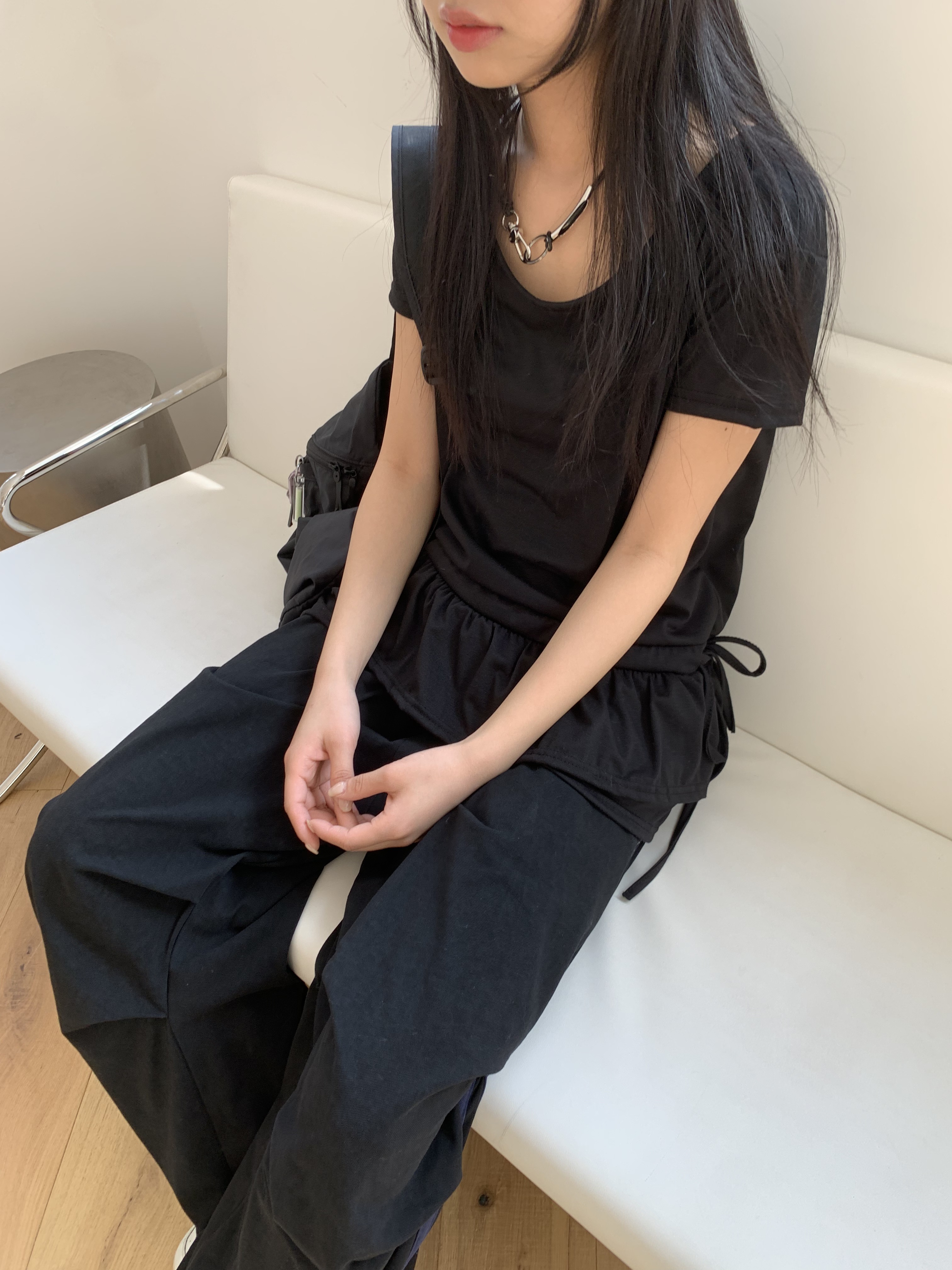 ドロストティアード半袖Tシャツ | 詳細画像5