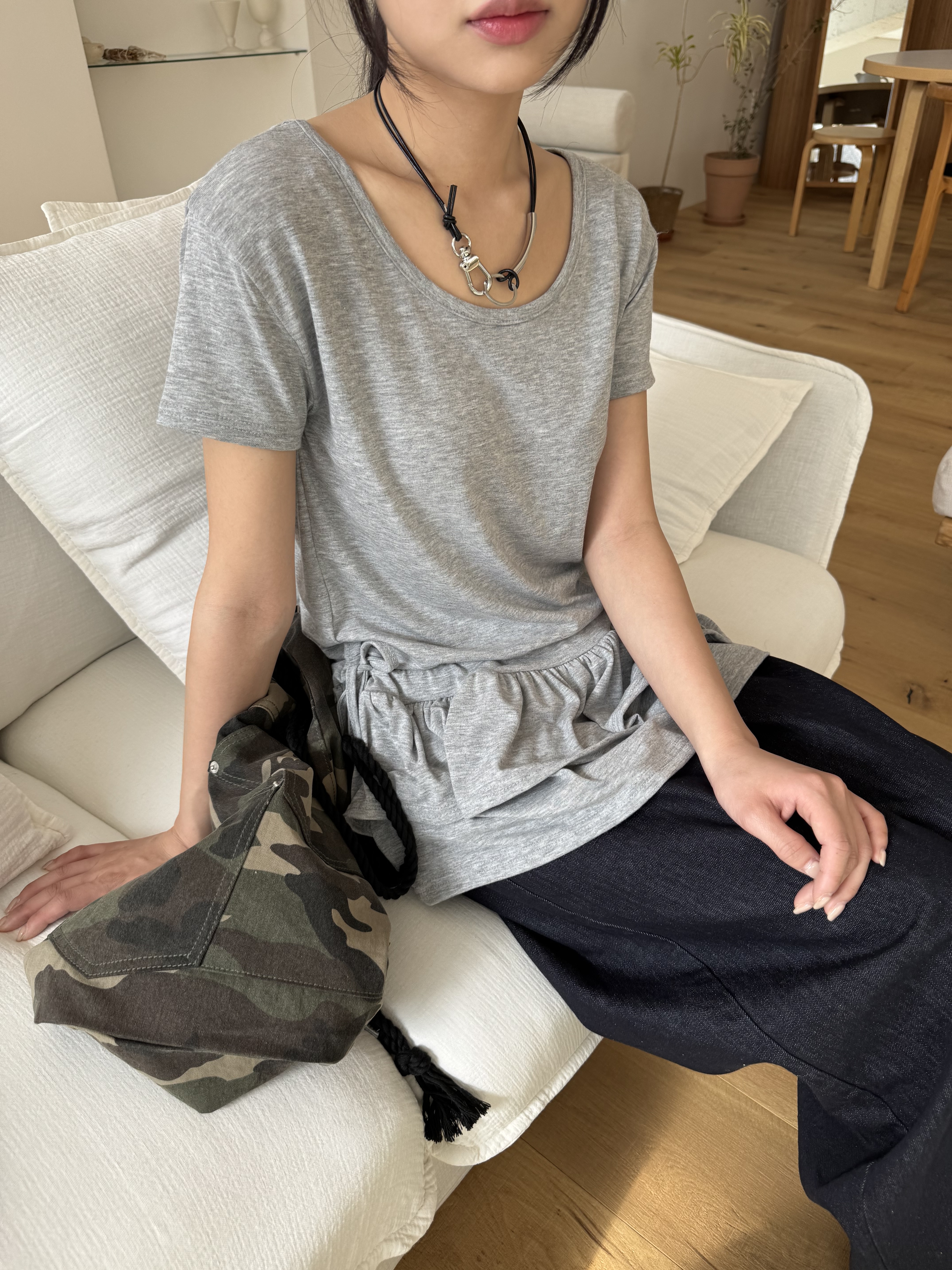 ドロストティアード半袖Tシャツ | 詳細画像11