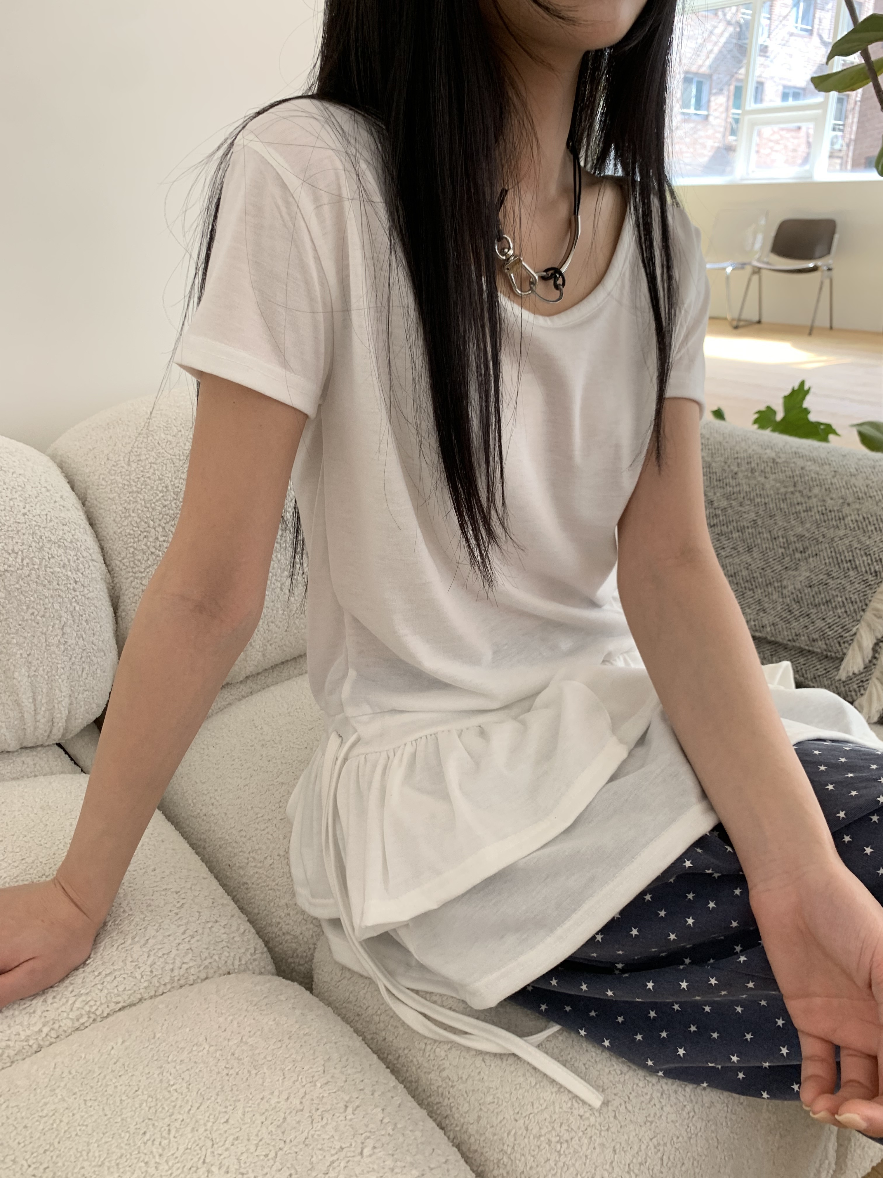 ドロストティアード半袖Tシャツ | 詳細画像15