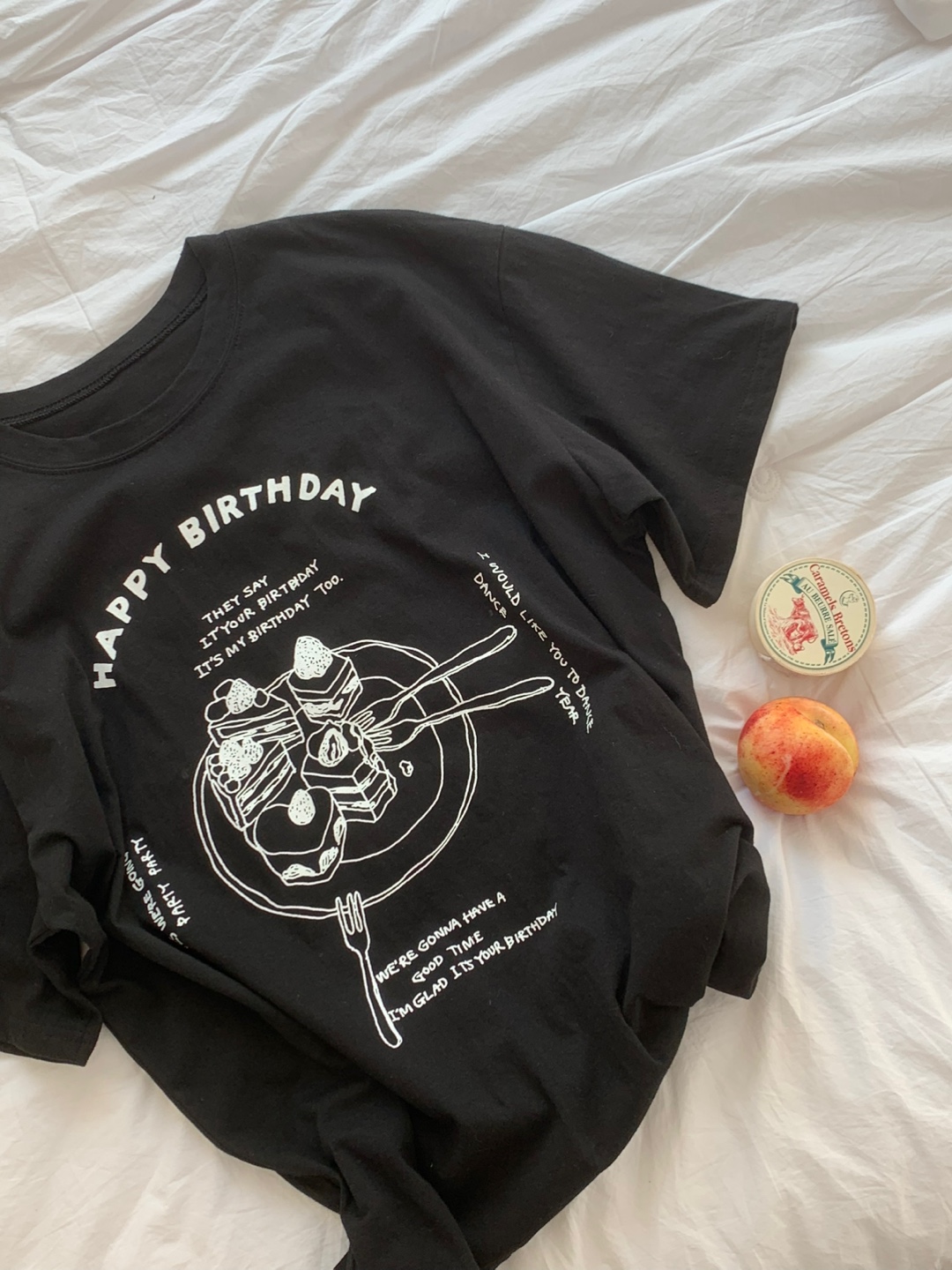 BIRTHDAYプリントボクシー半袖Tシャツ | 詳細画像12