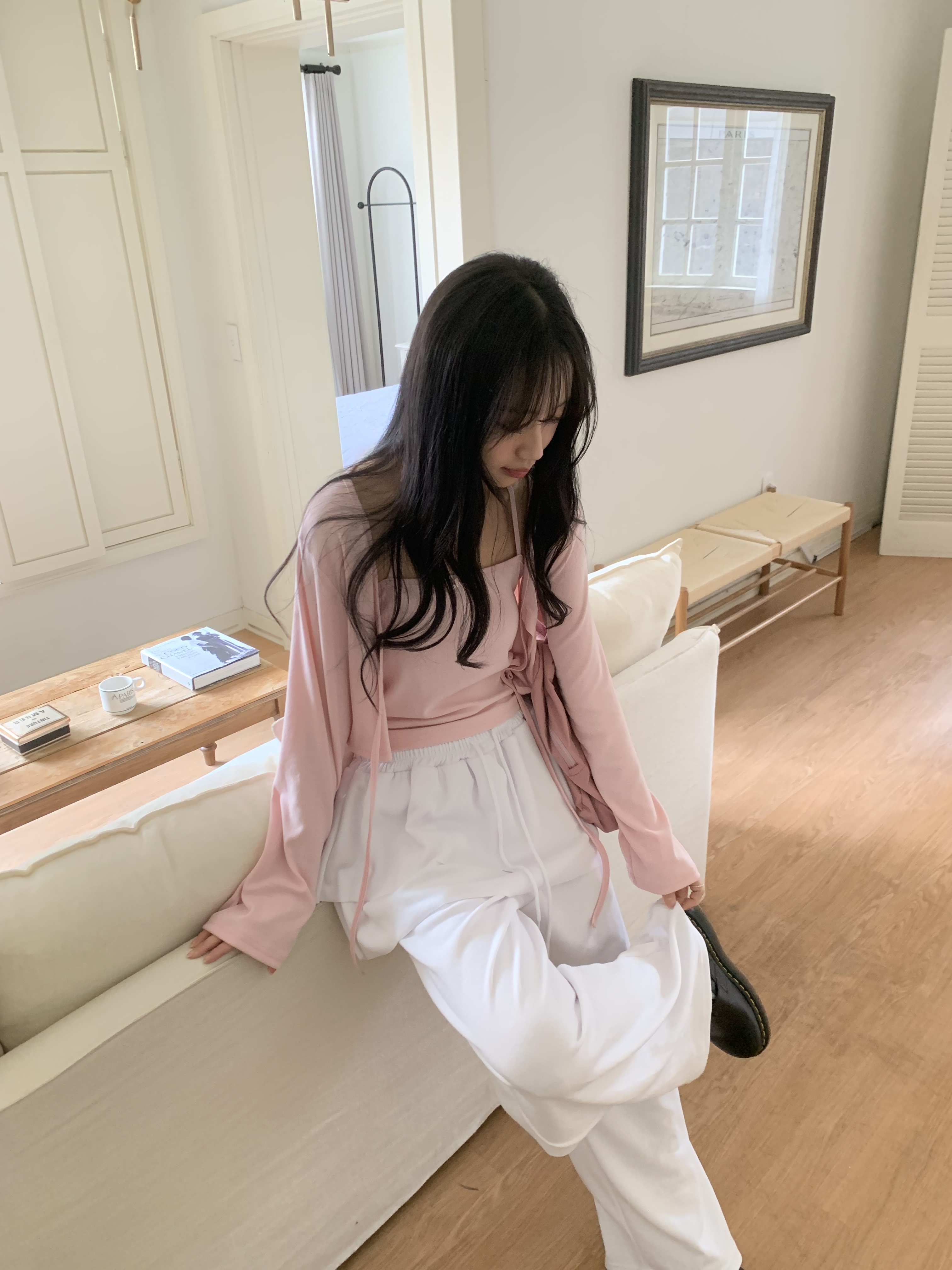 ドロストティアードスカートスウェットパンツ | 詳細画像12