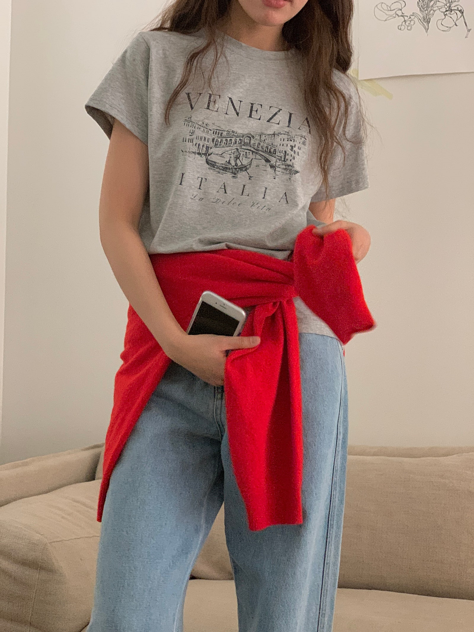 VENEZIAプリント半袖Tシャツ | 詳細画像4