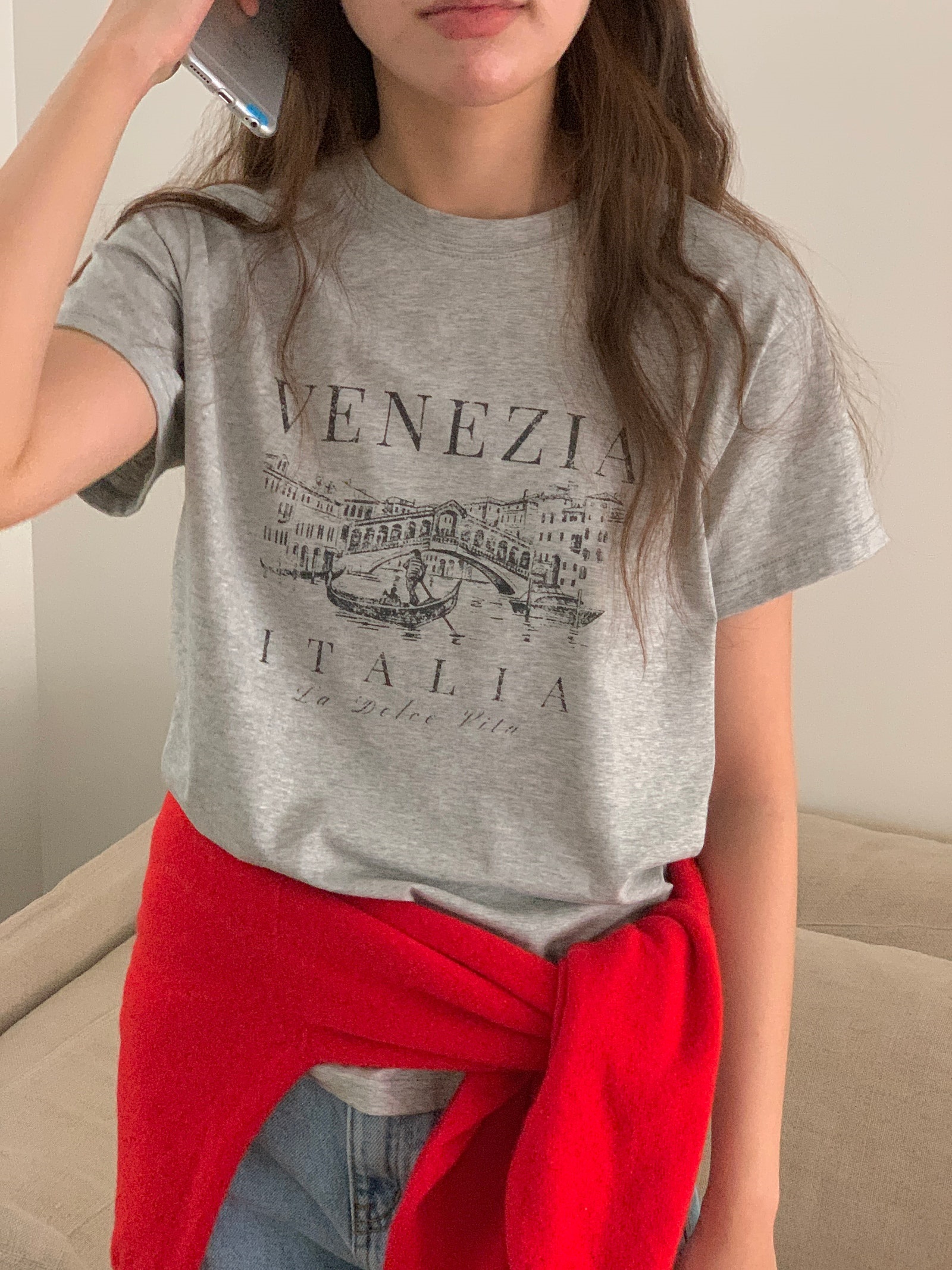 VENEZIAプリント半袖Tシャツ | 詳細画像6
