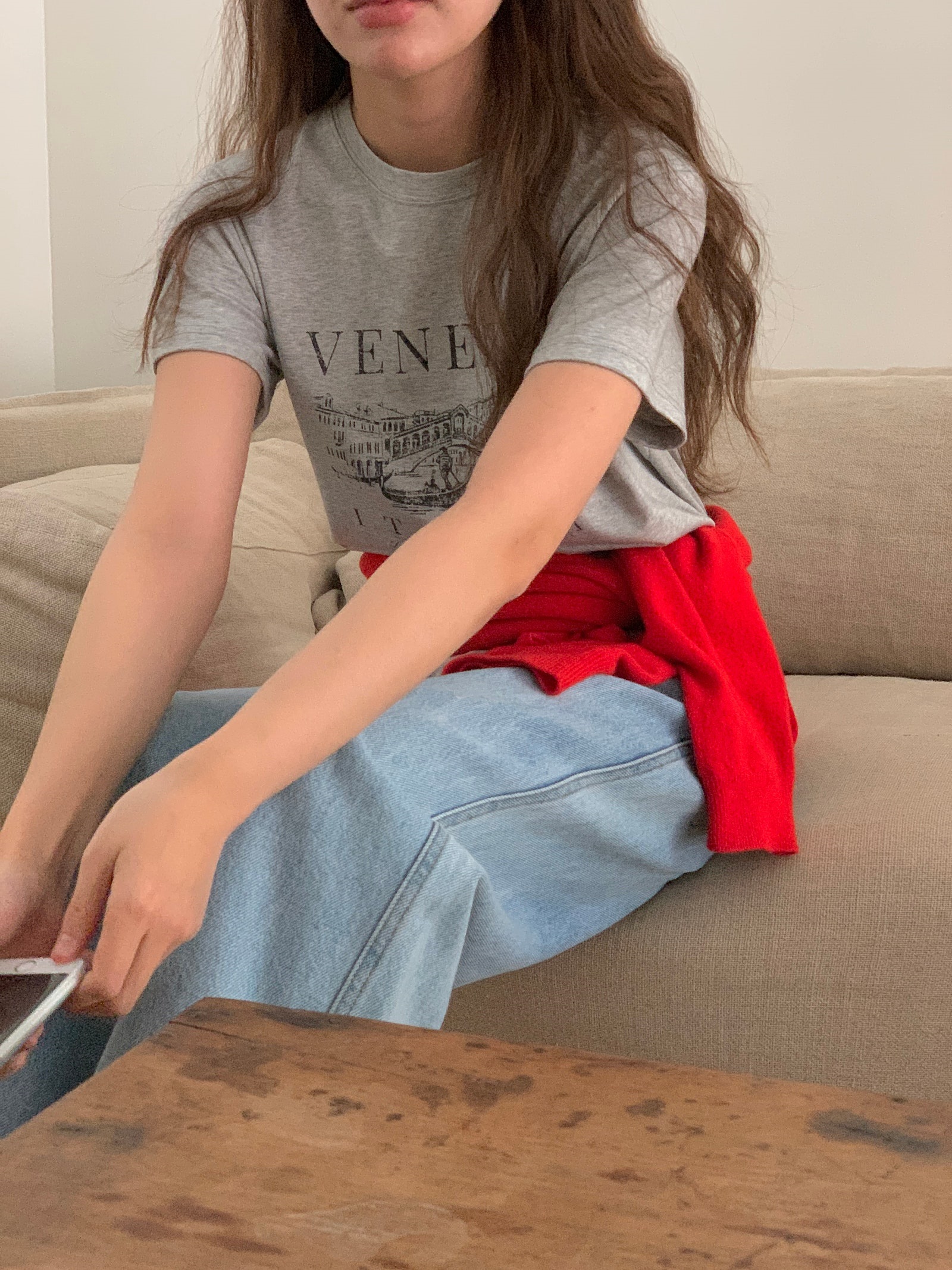 VENEZIAプリント半袖Tシャツ | 詳細画像8