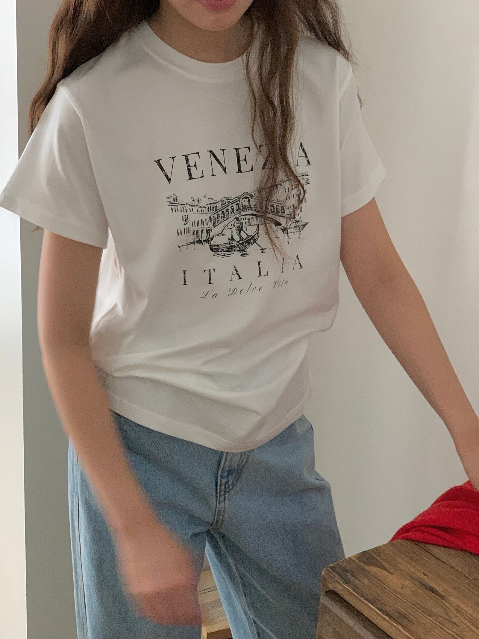 VENEZIAプリント半袖Tシャツ | 詳細画像9