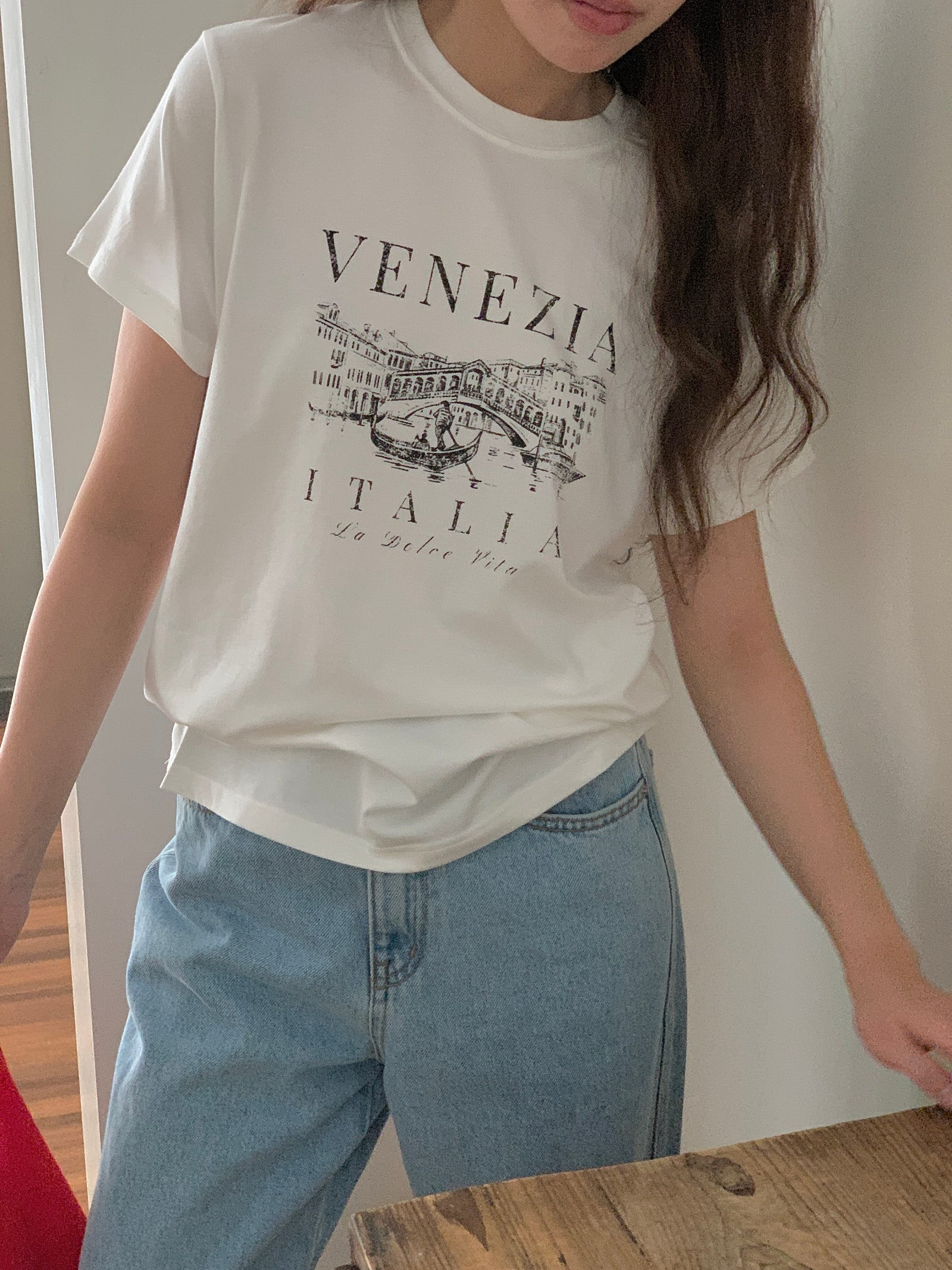 VENEZIAプリント半袖Tシャツ | 詳細画像11