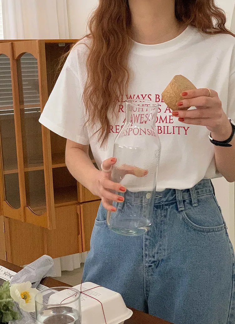 ALWAYSレタリング半袖Tシャツ | 詳細画像1