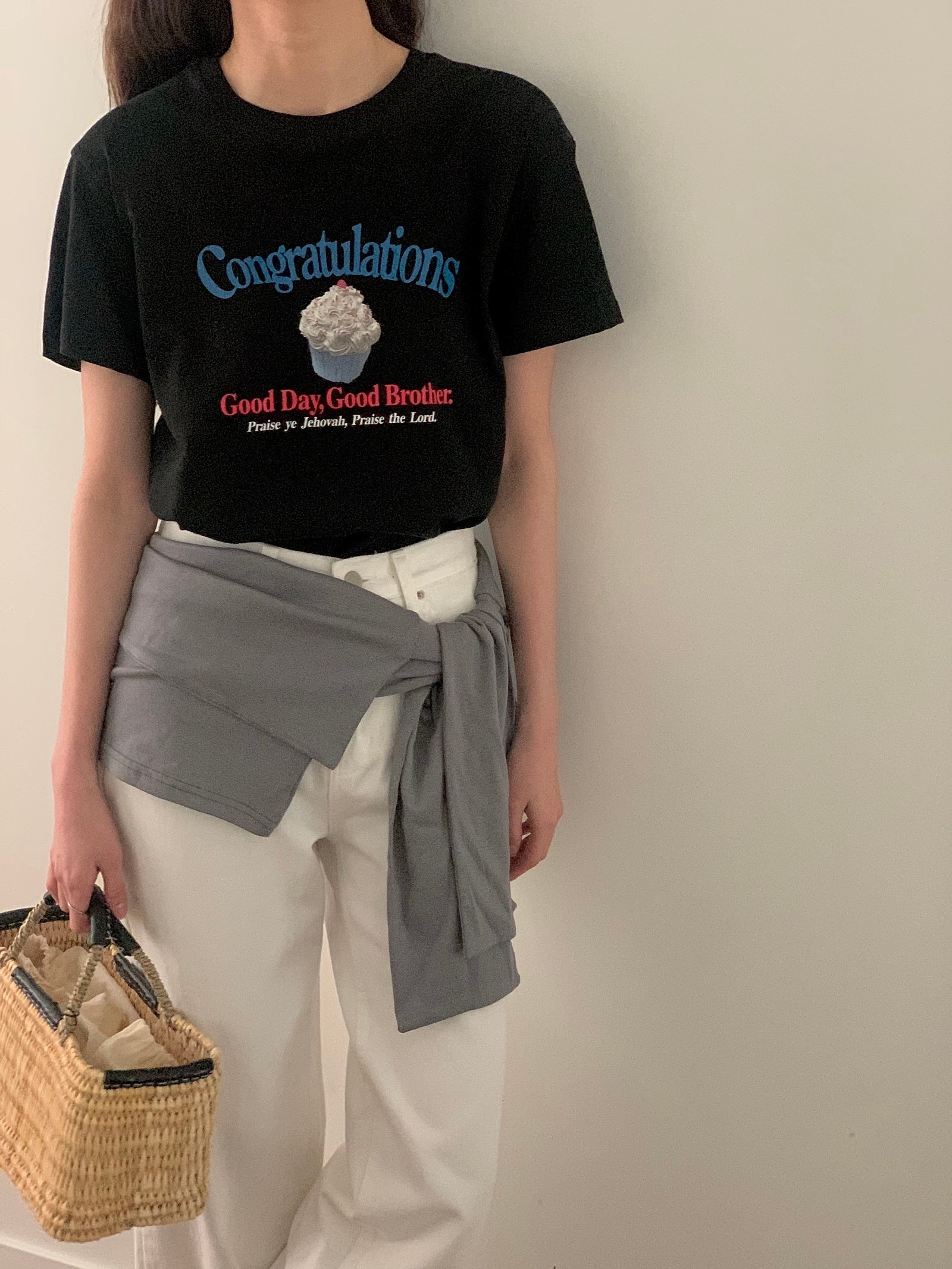 カップケーキプリント半袖Tシャツ | 詳細画像9