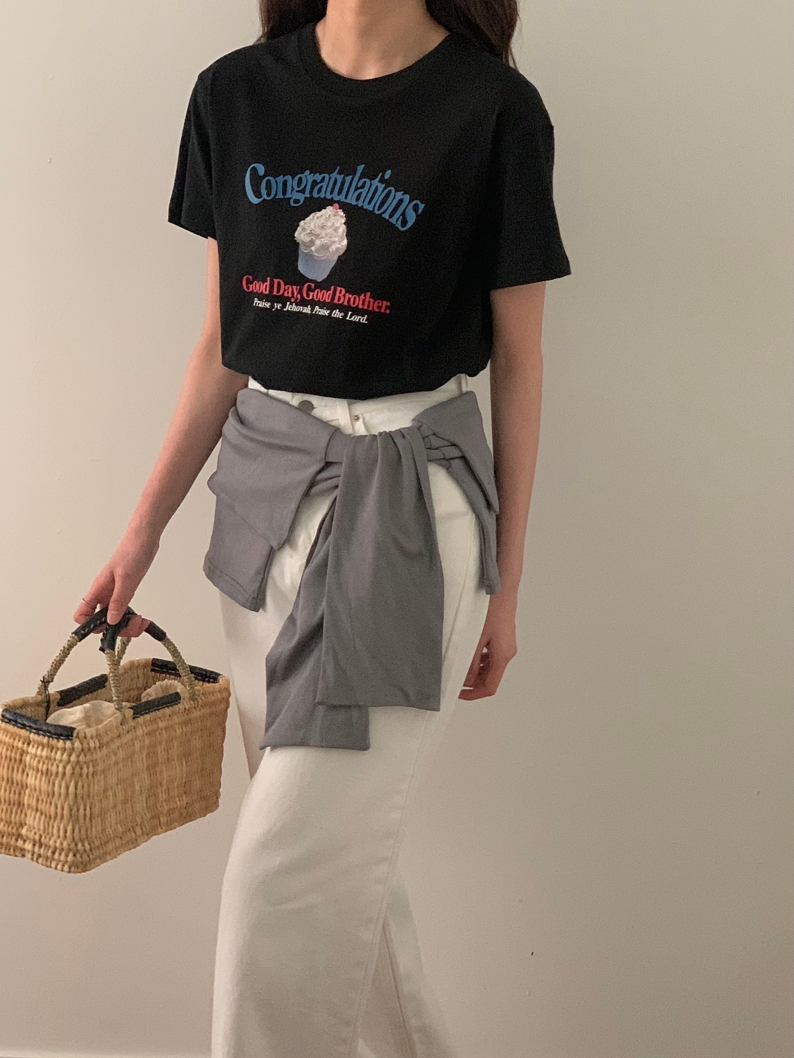カップケーキプリント半袖Tシャツ | 詳細画像10