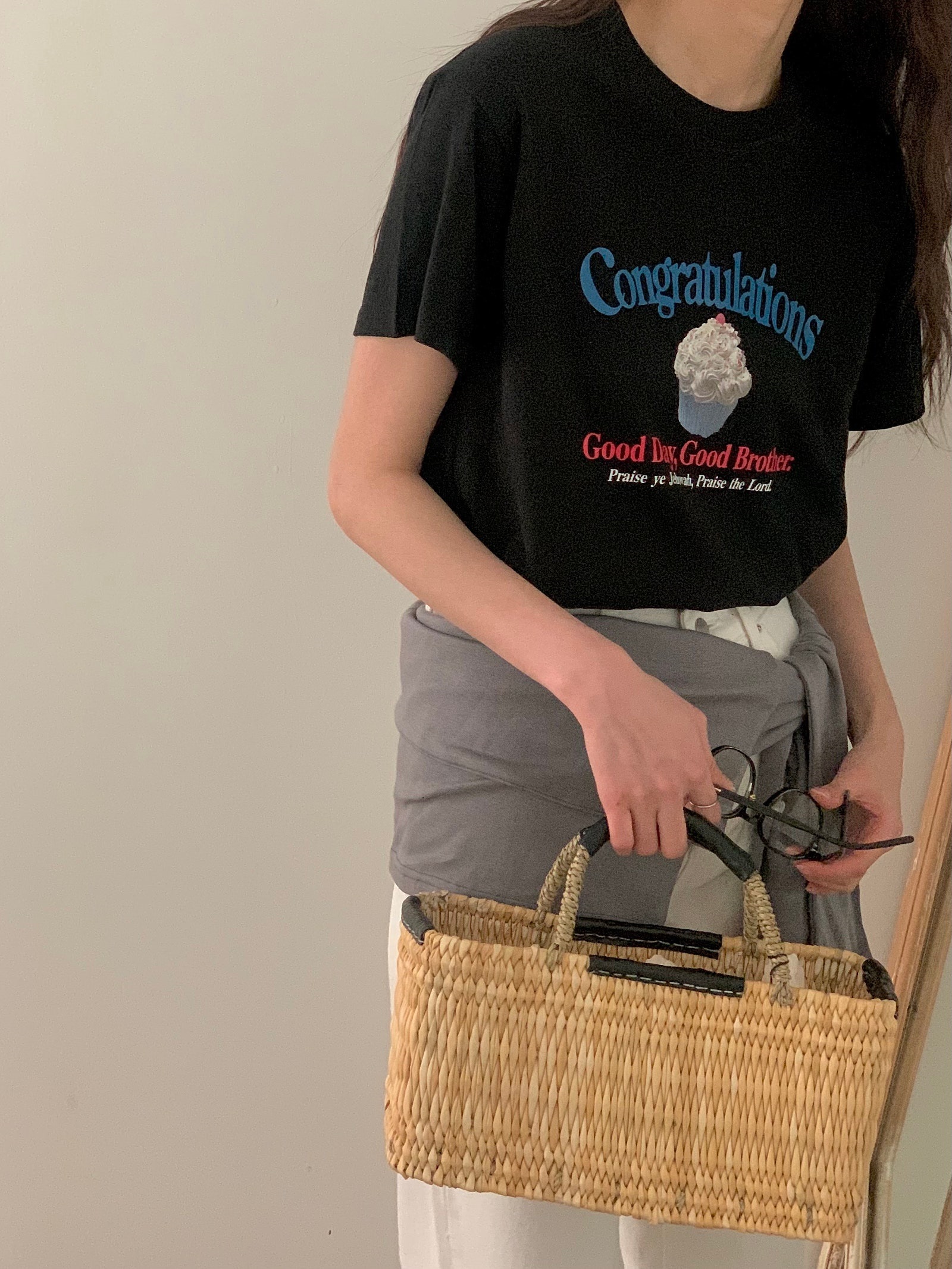 カップケーキプリント半袖Tシャツ | 詳細画像15