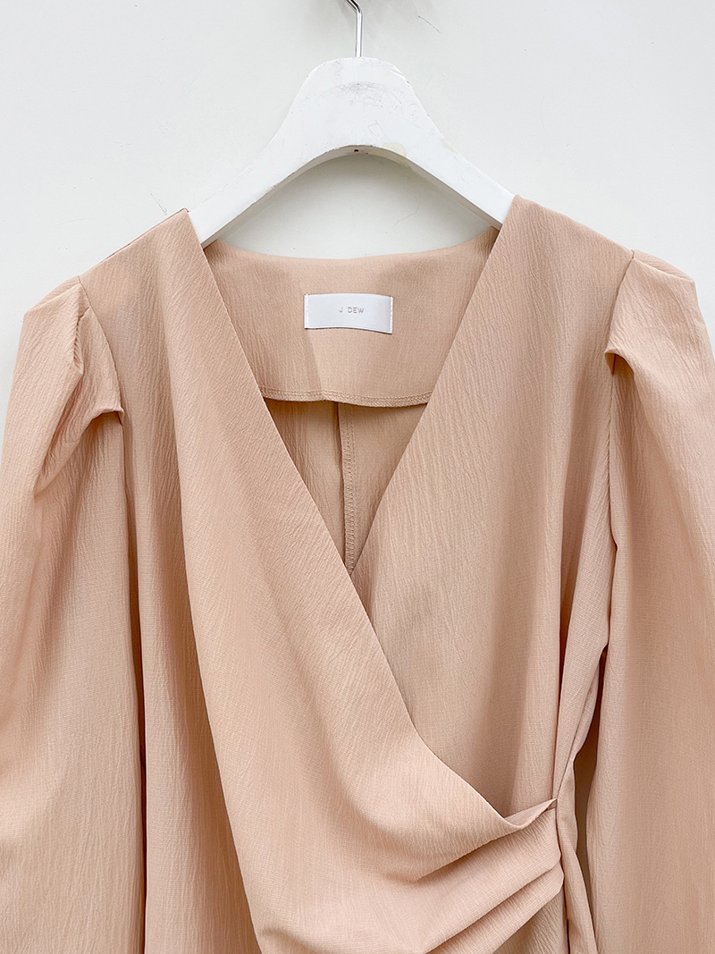 タックカシュクールパフリンクルブラウス | 詳細画像25