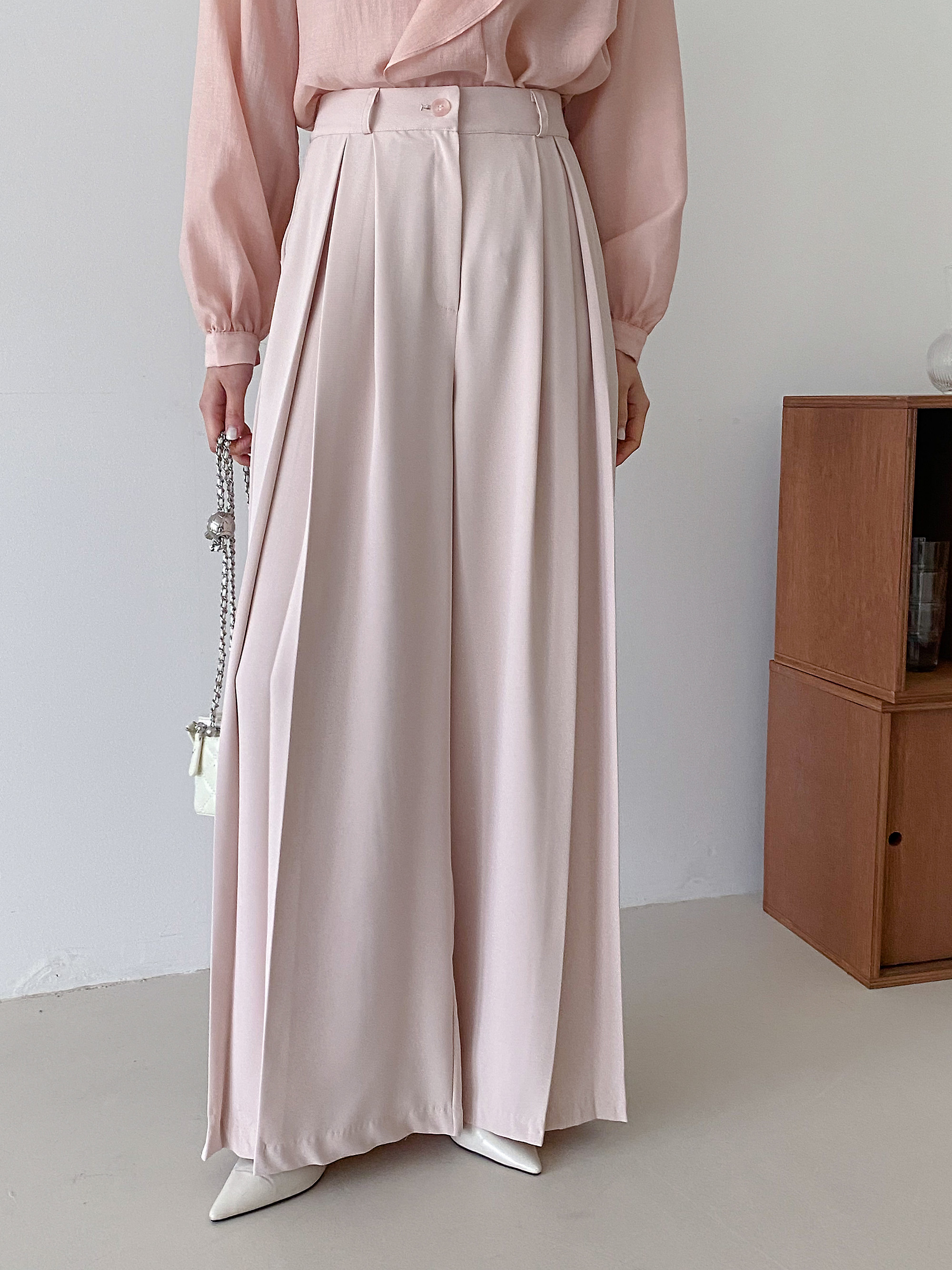 インバーテッドプリーツワイドスラックス | 詳細画像2